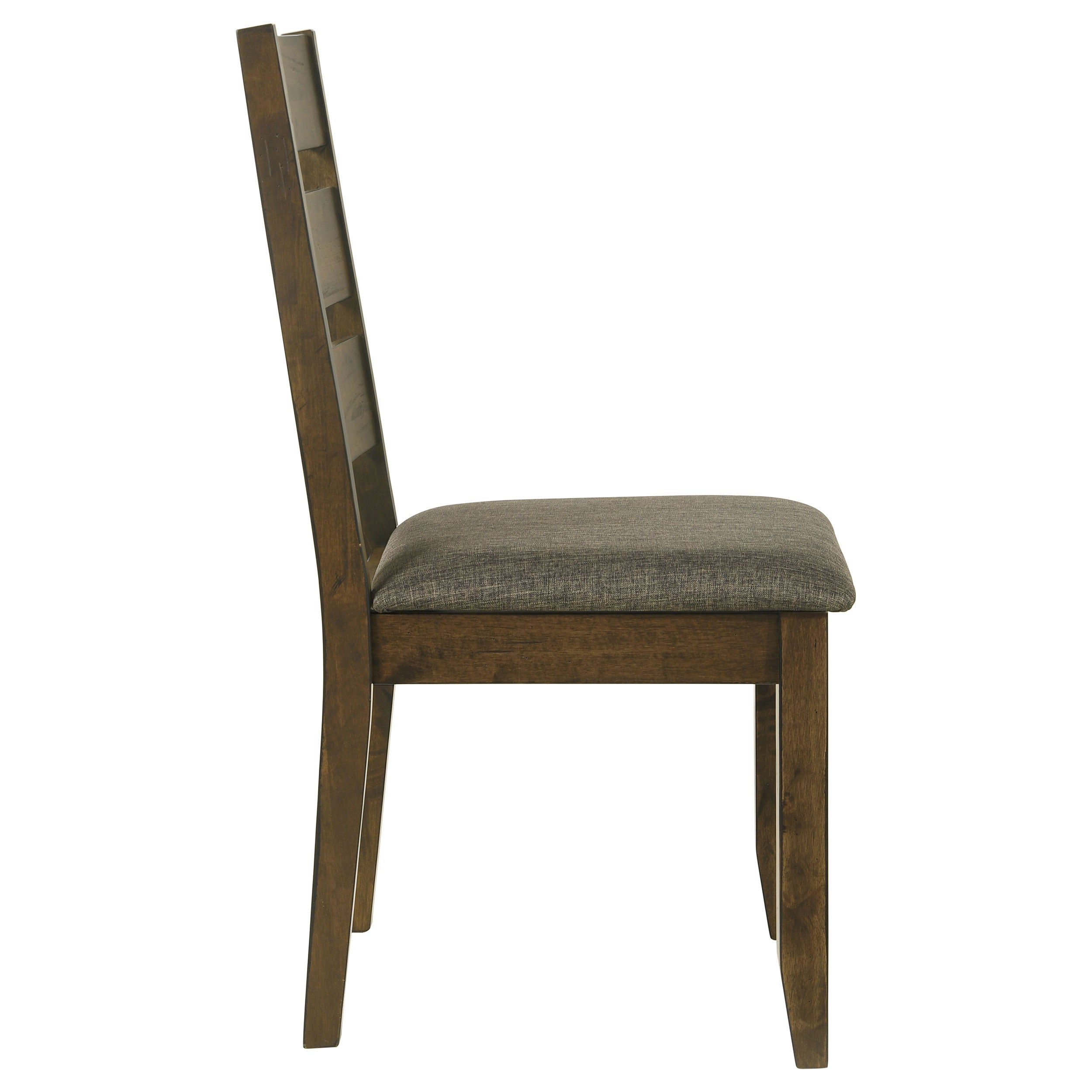 Alston Ladder Back Dining Side Chairs Knotty Nutmeg and Brown (Set of 2)