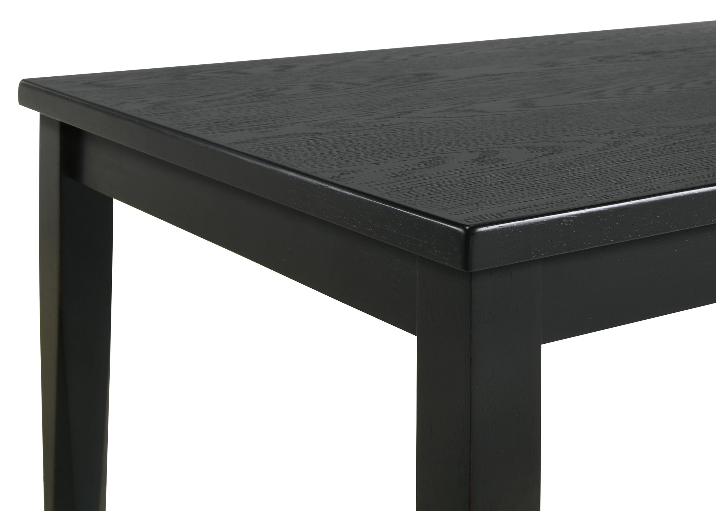 Appleton Rectangular Wood Dining Table Black Washed