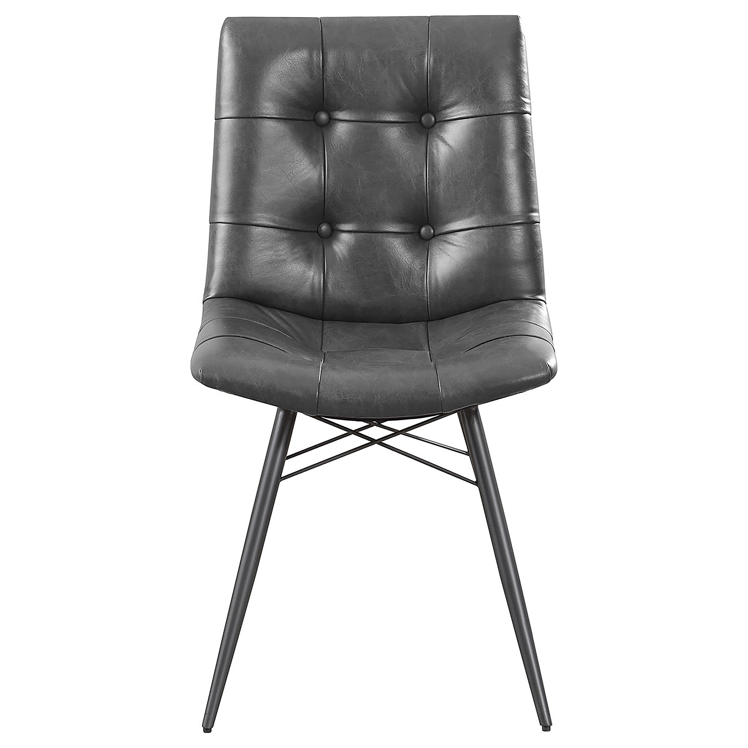 Aiken Tufted Dining Chairs Charcoal (Set of 4)