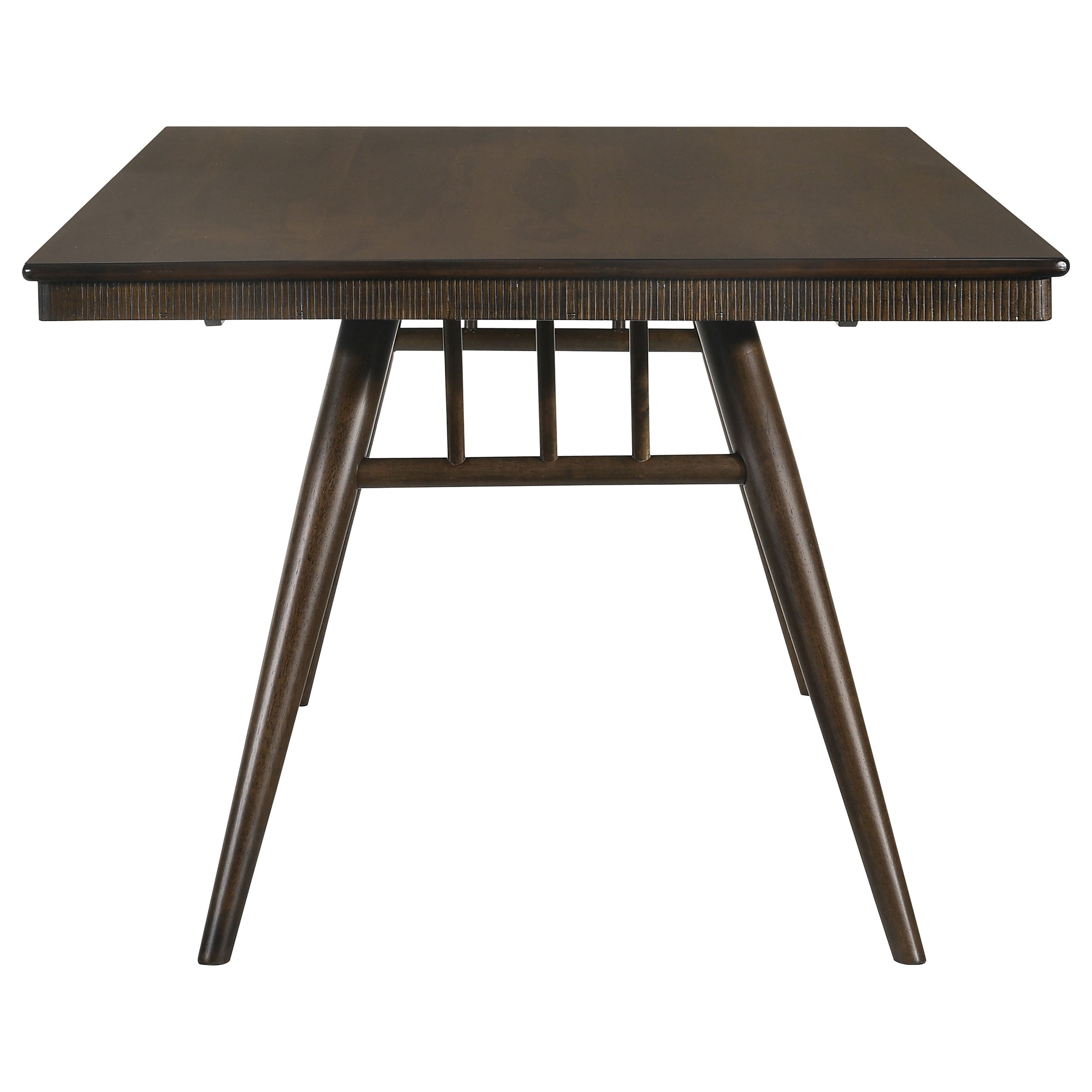 Wes Rectangular Dining Table Dark Walnut