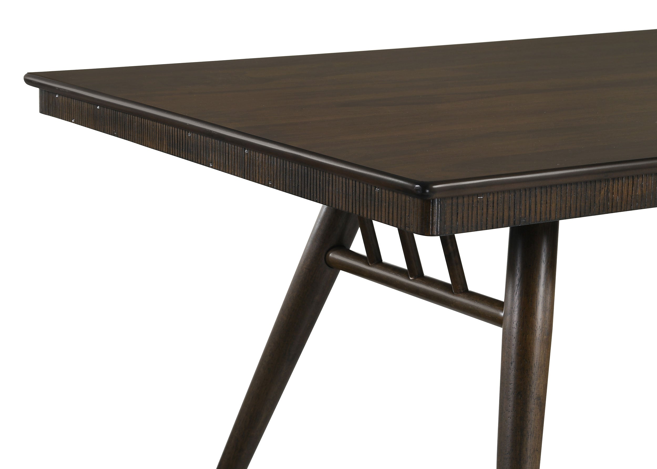 Wes Rectangular Dining Table Dark Walnut