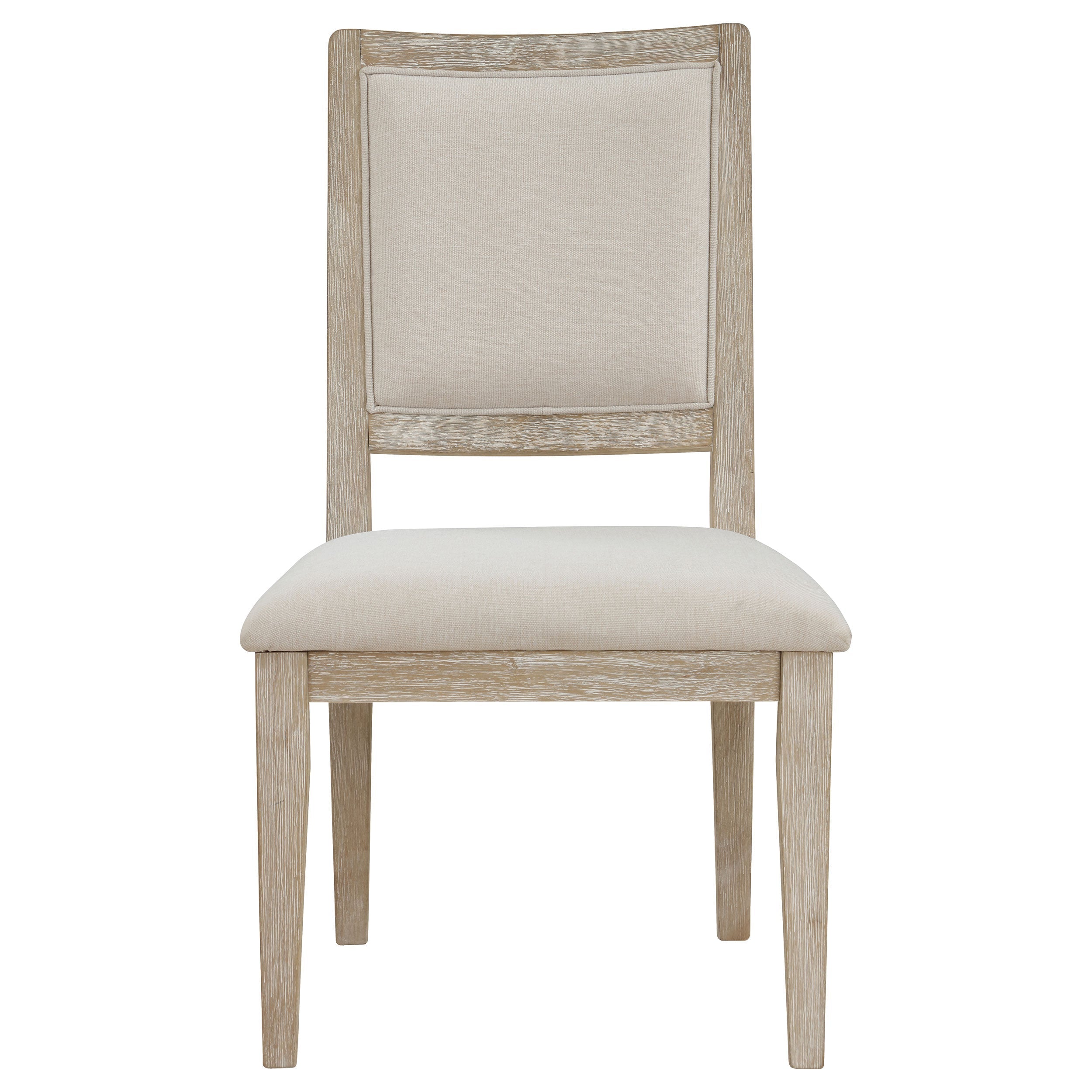 Trofello Cushioned Dining Side Chair White Washed (Set of 2)