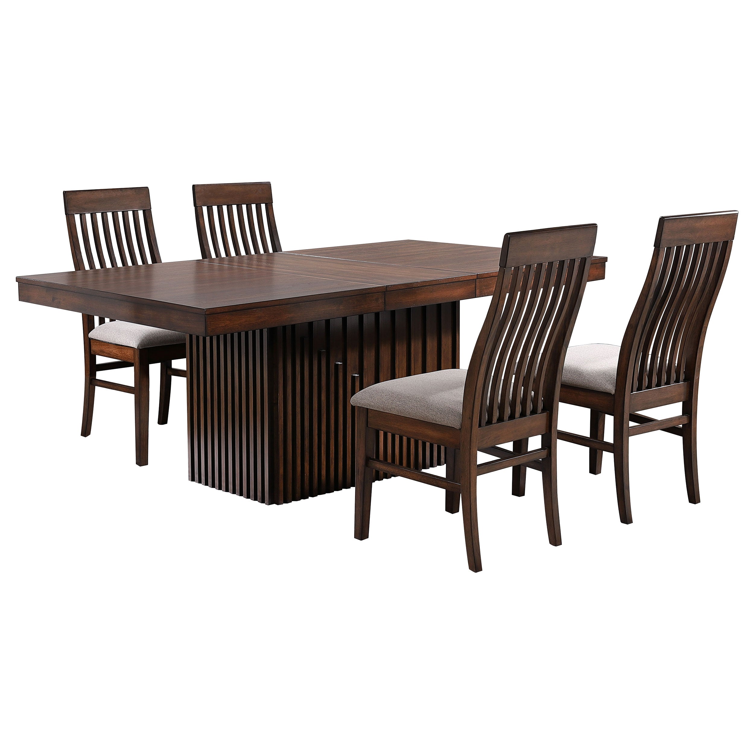 Briarwood  Rectangular Dining Set with Removable Extension Leaf Mango Oak