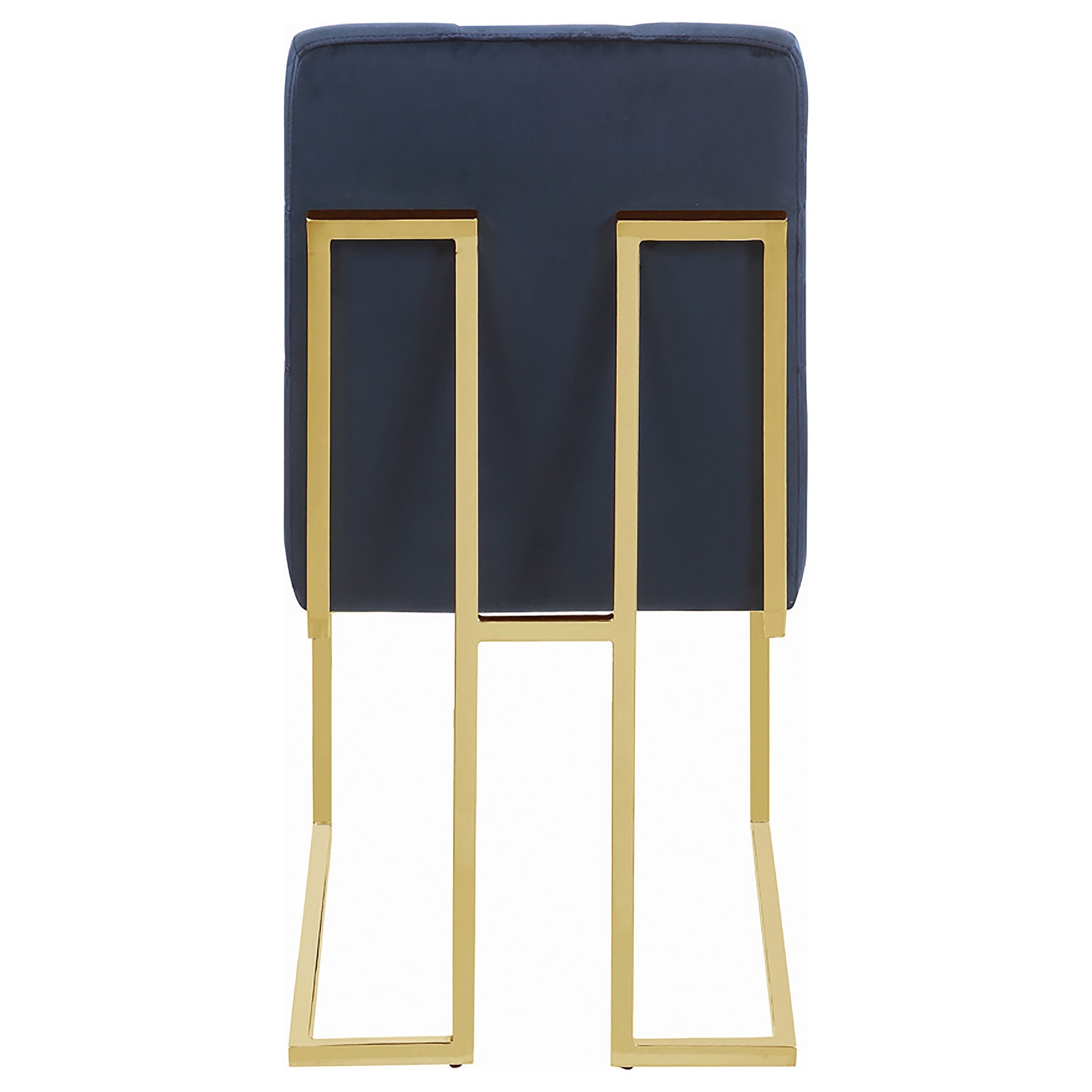 Cisco Tufted Back Side Chairs Ink Blue (Set of 2)