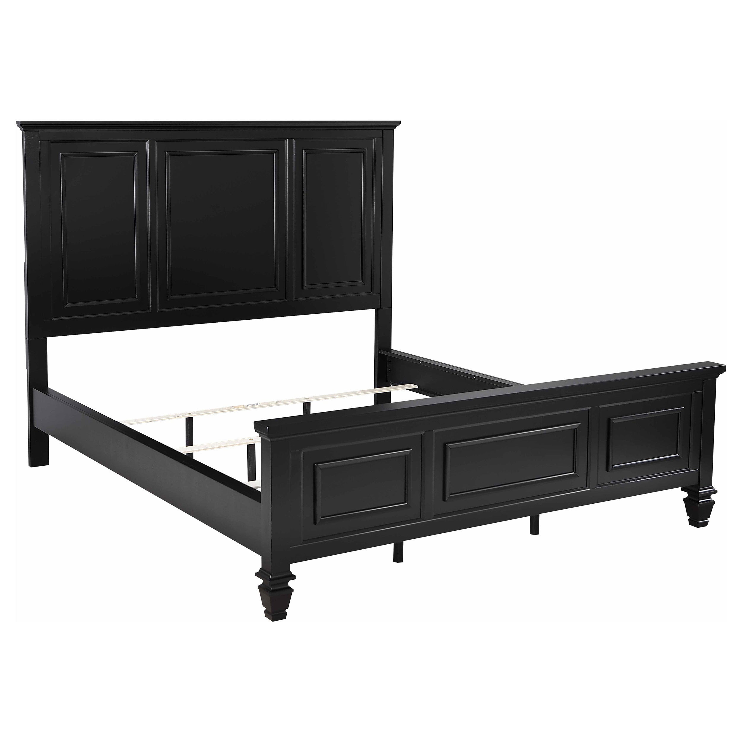 Sandy Beach 4-piece Eastern King Bedroom Set Black