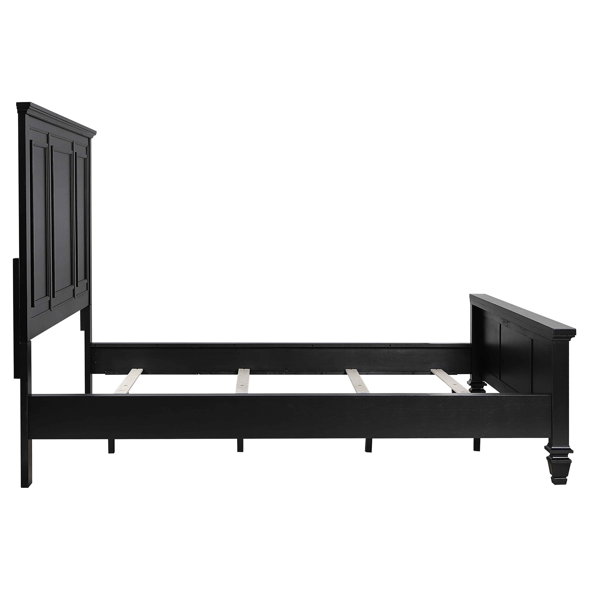 Sandy Beach 63-inch Eastern King Wood Panel Bed Black