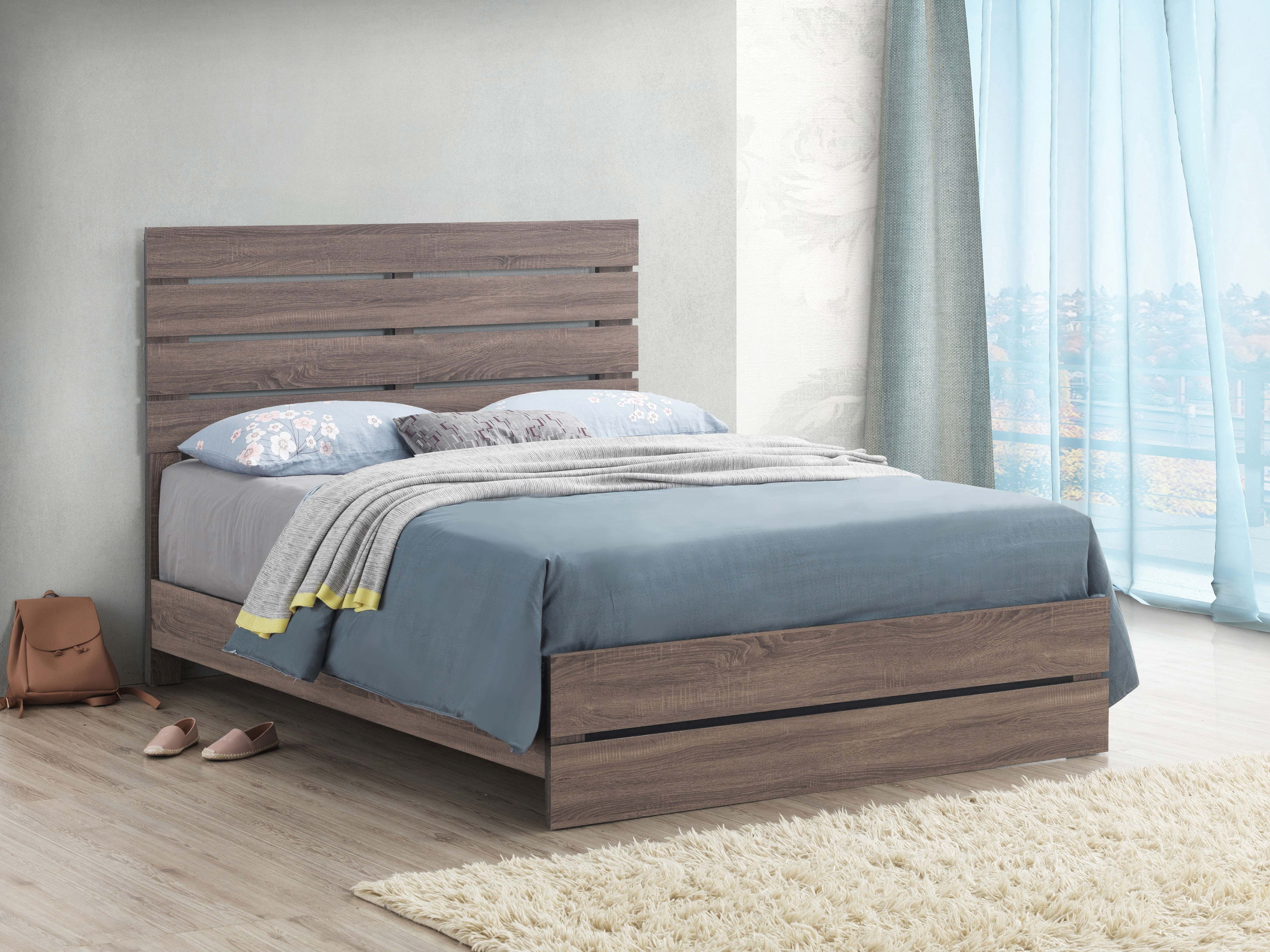 Brantford  Panel Bed Barrel Oak