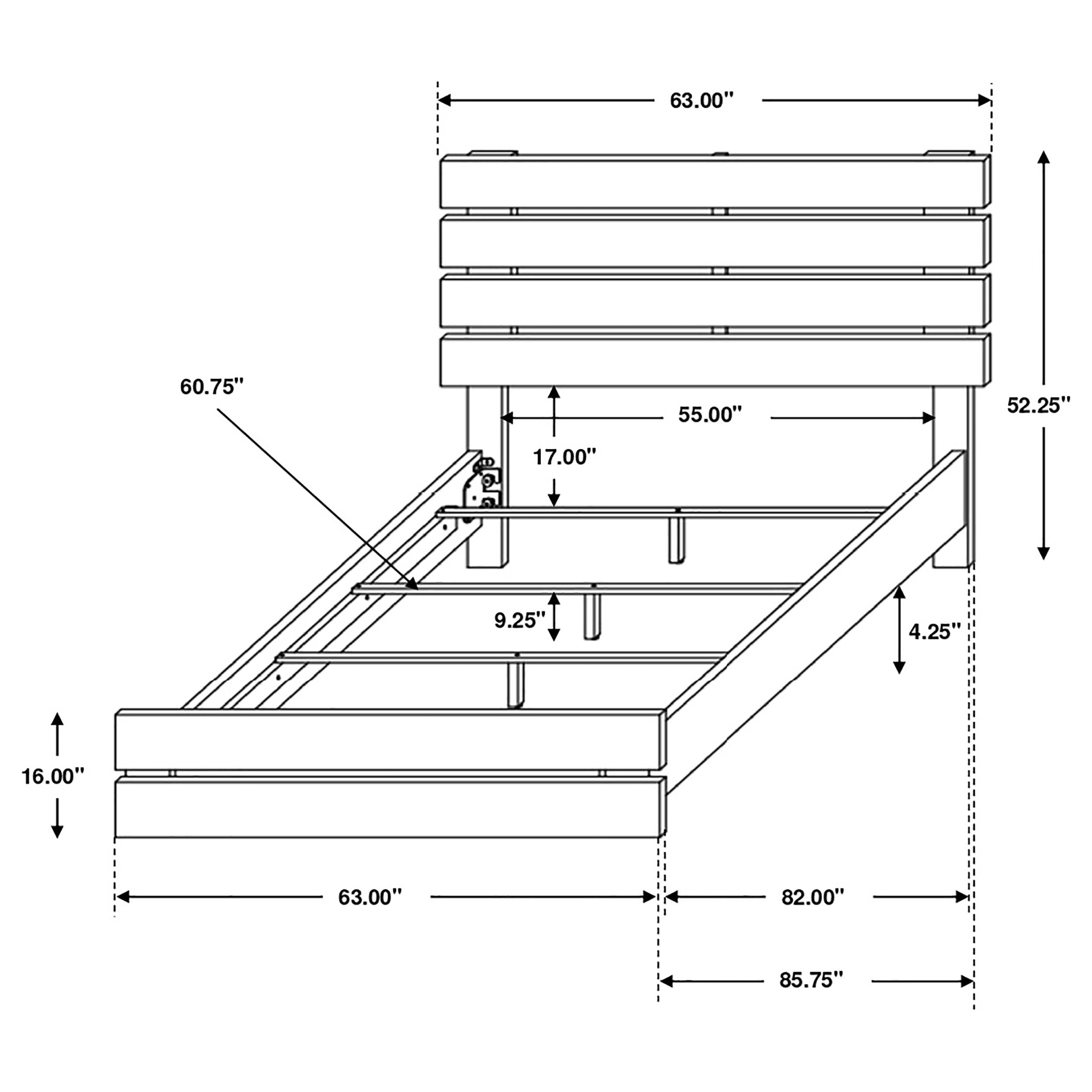 Brantford  Panel Bed Barrel Oak