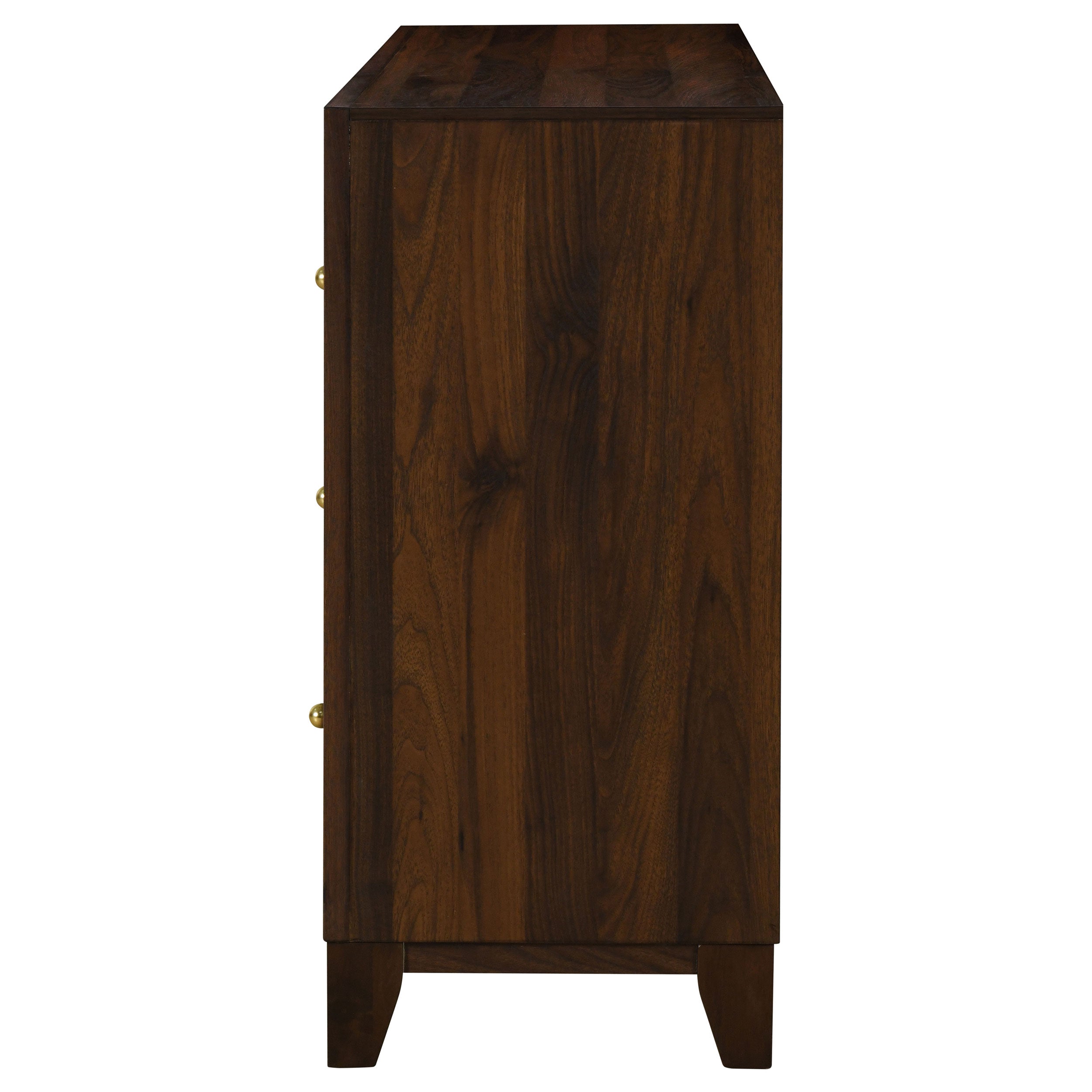 Welsley 6-drawer Dresser Cabinet Walnut