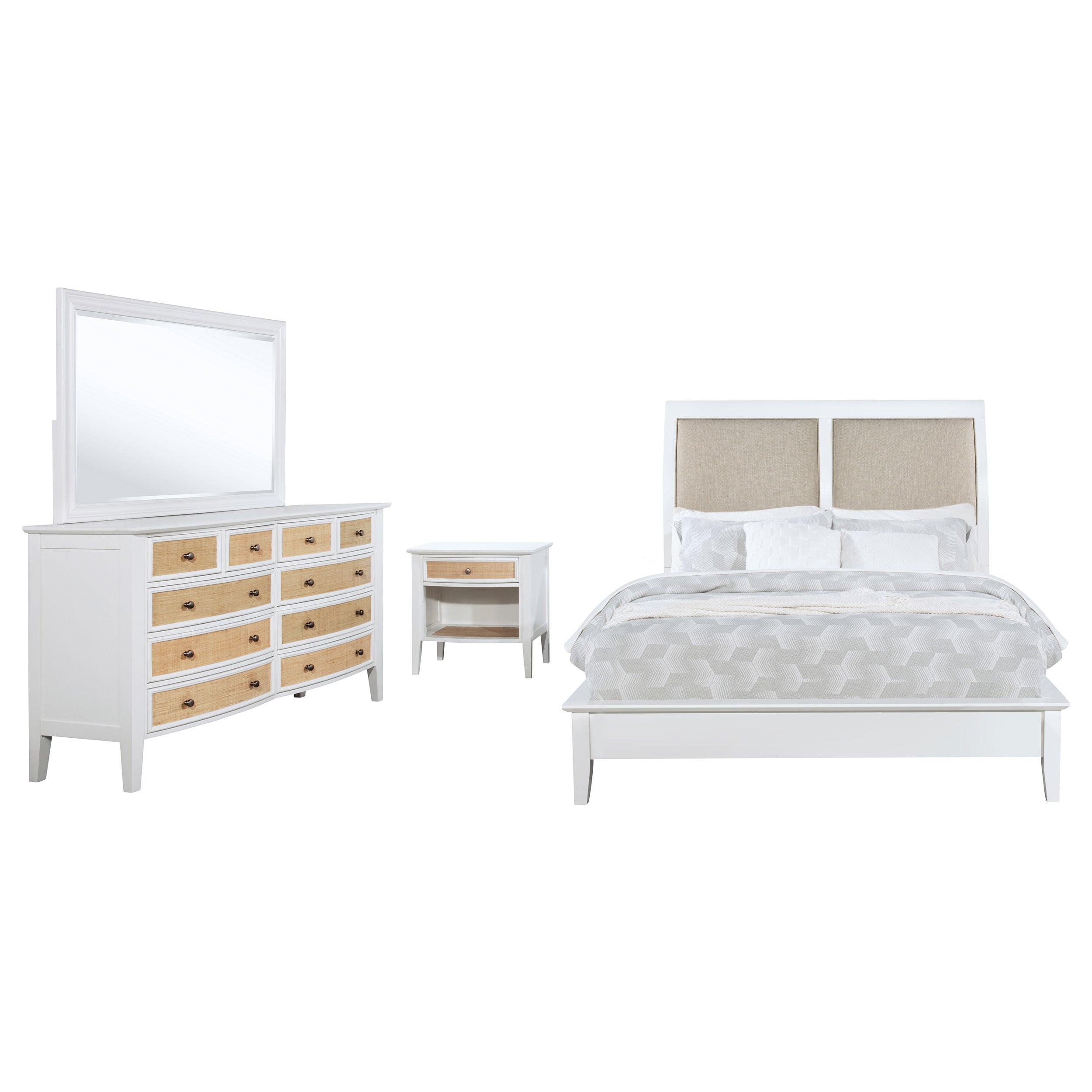 Bexhill 4-piece Queen Bedroom Set White