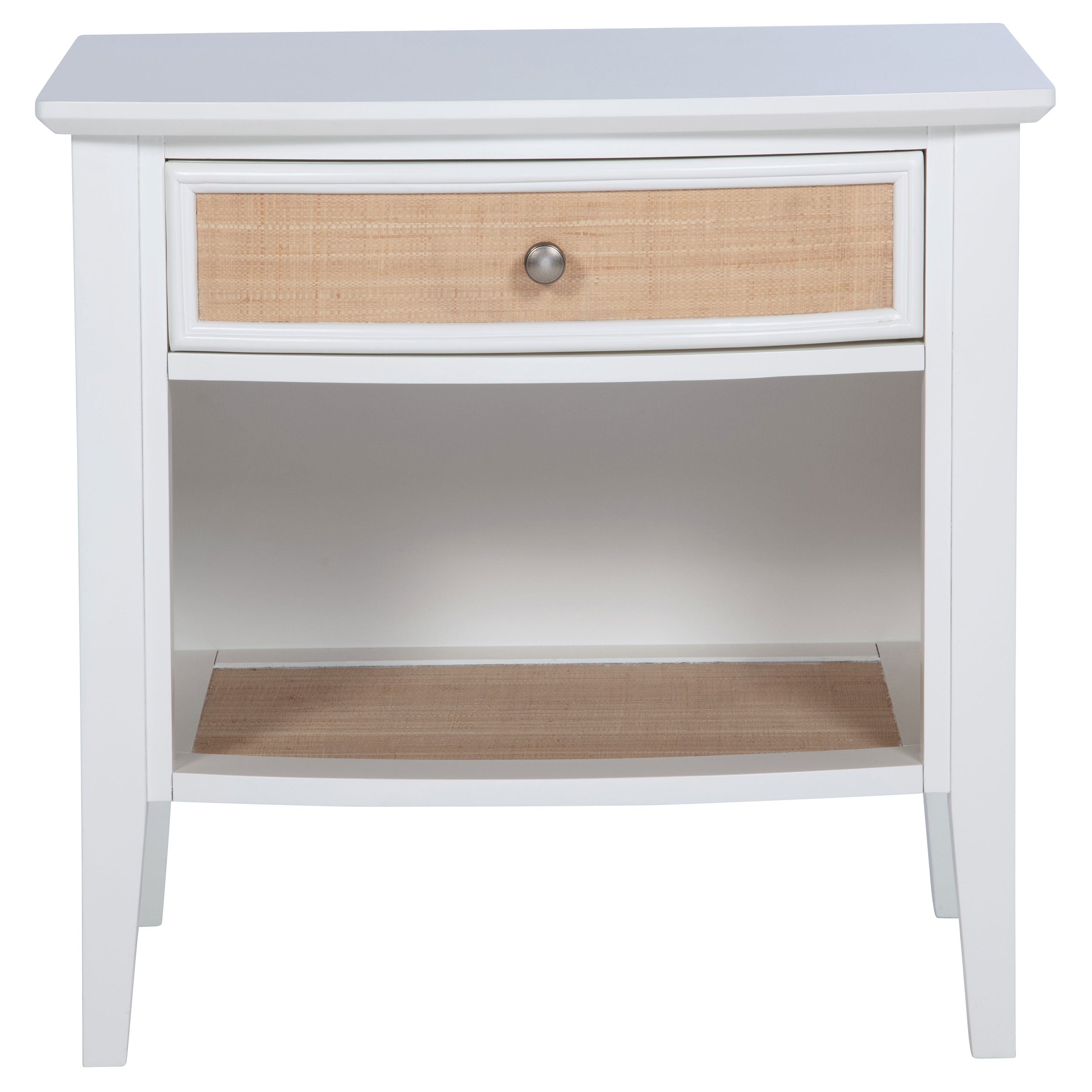 Bexhill 1-drawer Nightstand Bedside Table White