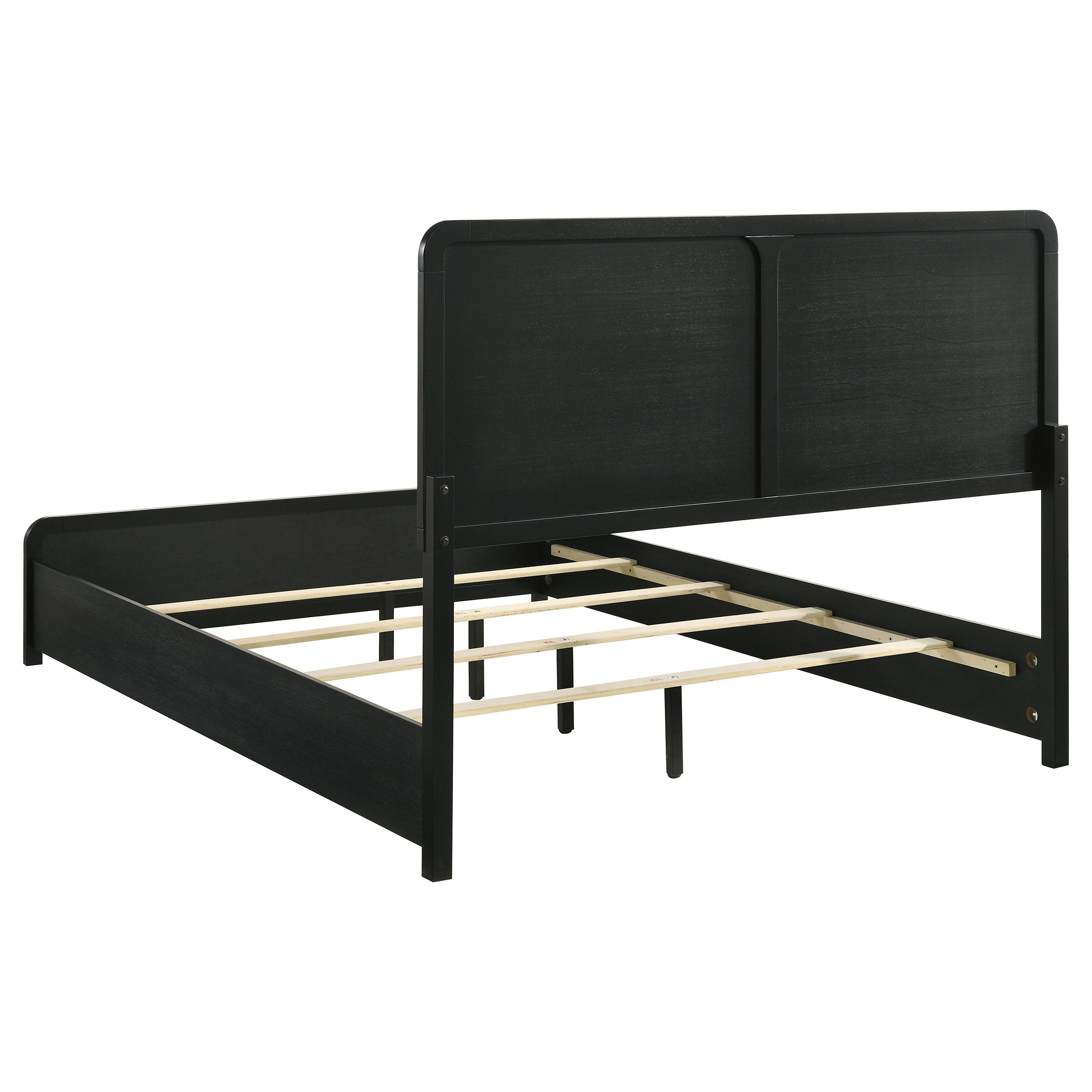 Cavelle 51-inch Upholstered Queen Bed Black