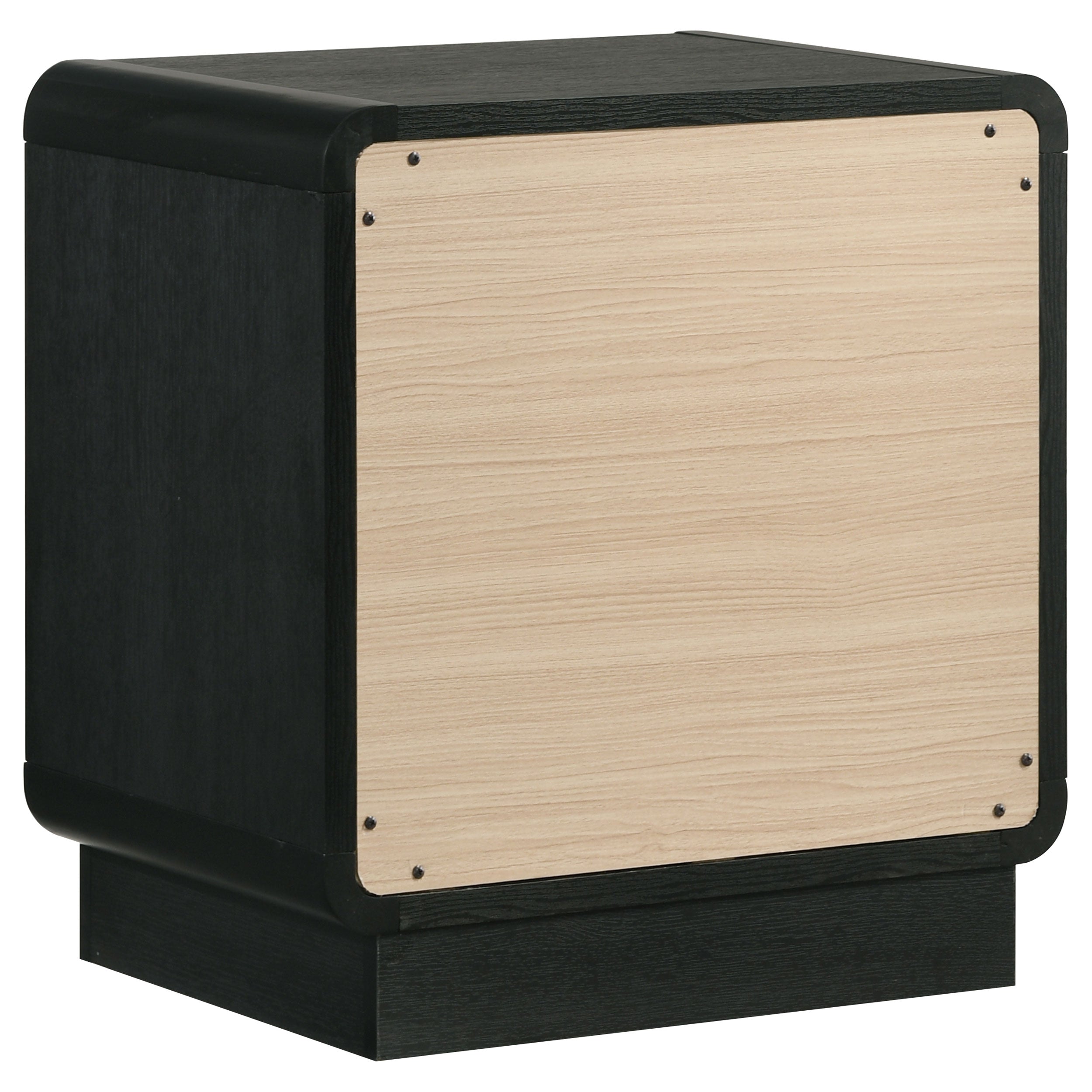 Cavelle 2-drawer Nightstand Bedside Table Black