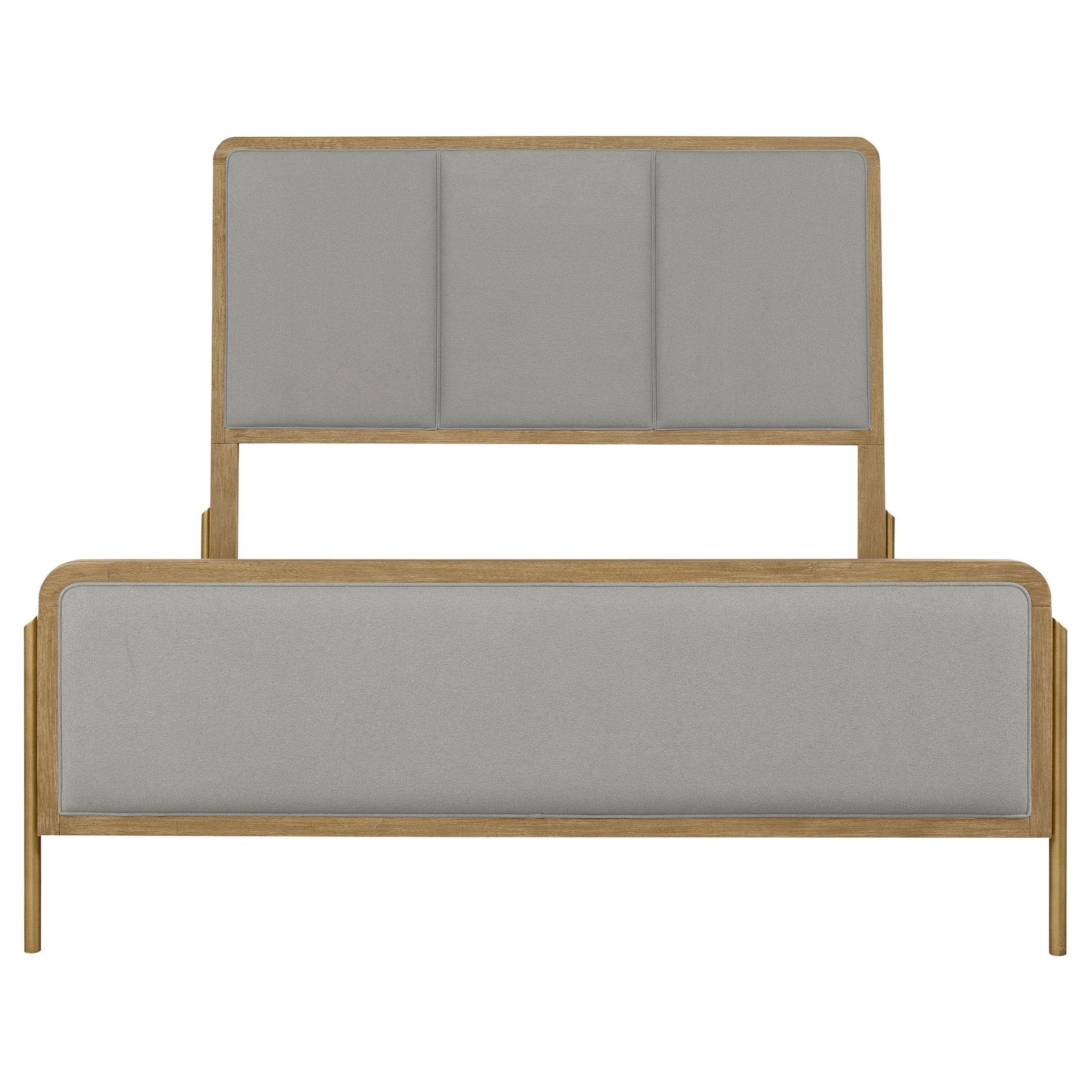 Arini  Upholstered  Bedroom Set Sand Wash and Grey