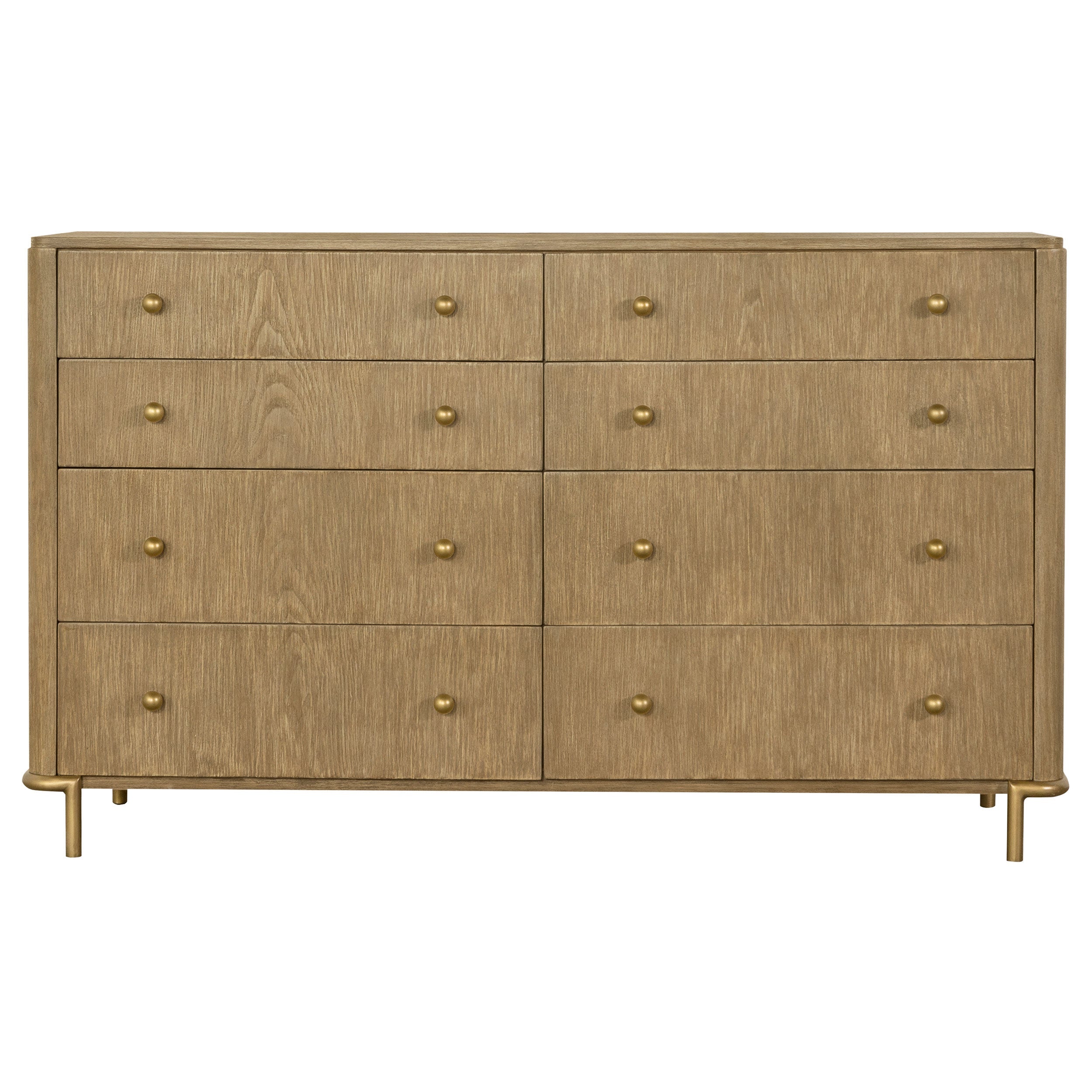 Arini 8-drawer Dresser with Mirror Sand Wash