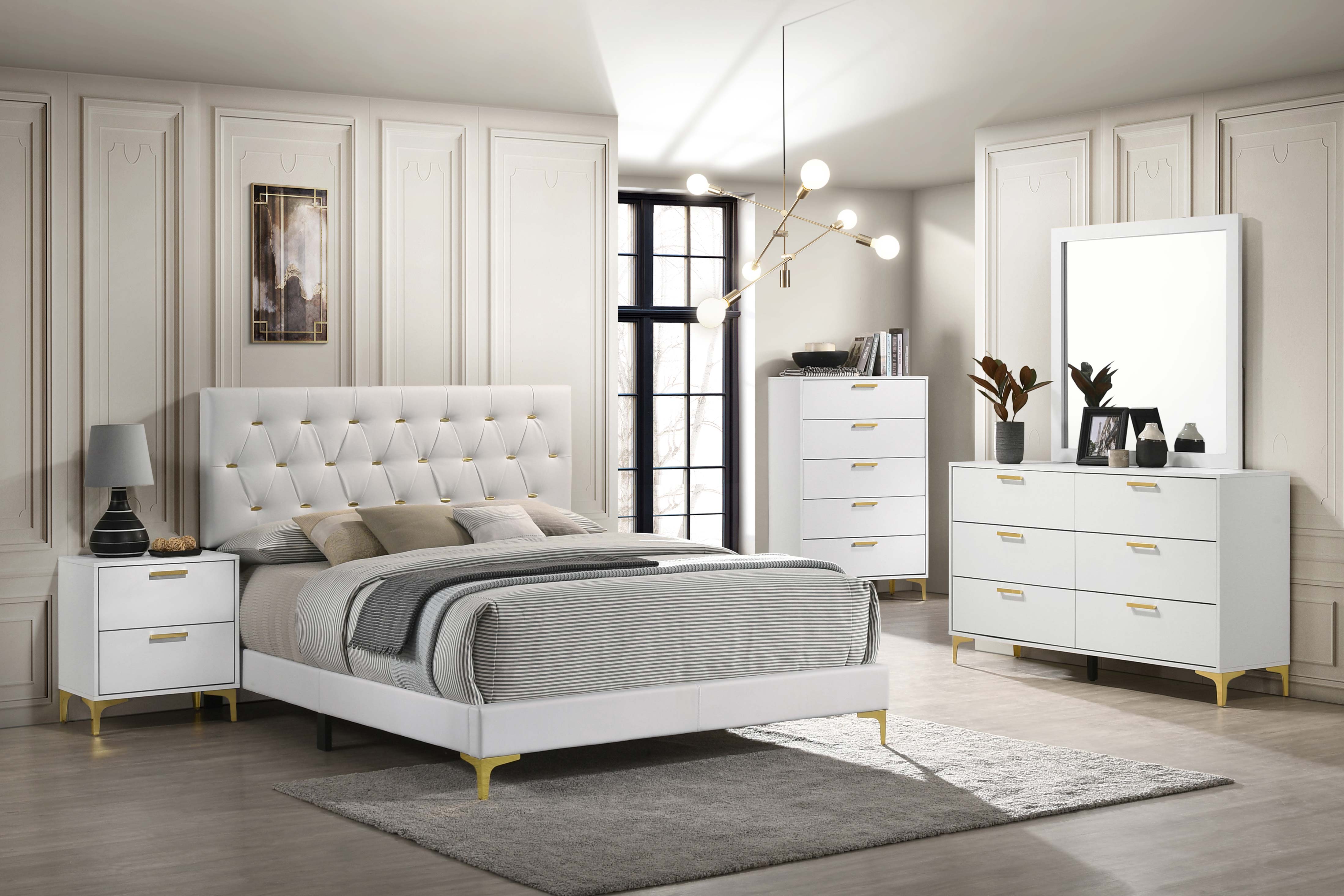 Kendall 5-drawer Chest White