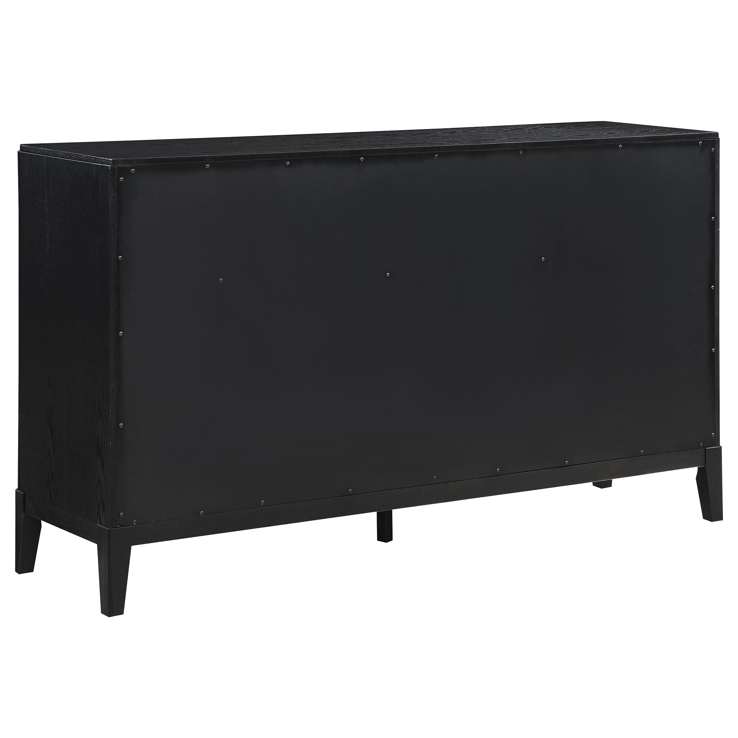 Brookmead 8-drawer Bedroom Dresser with Mirror Black