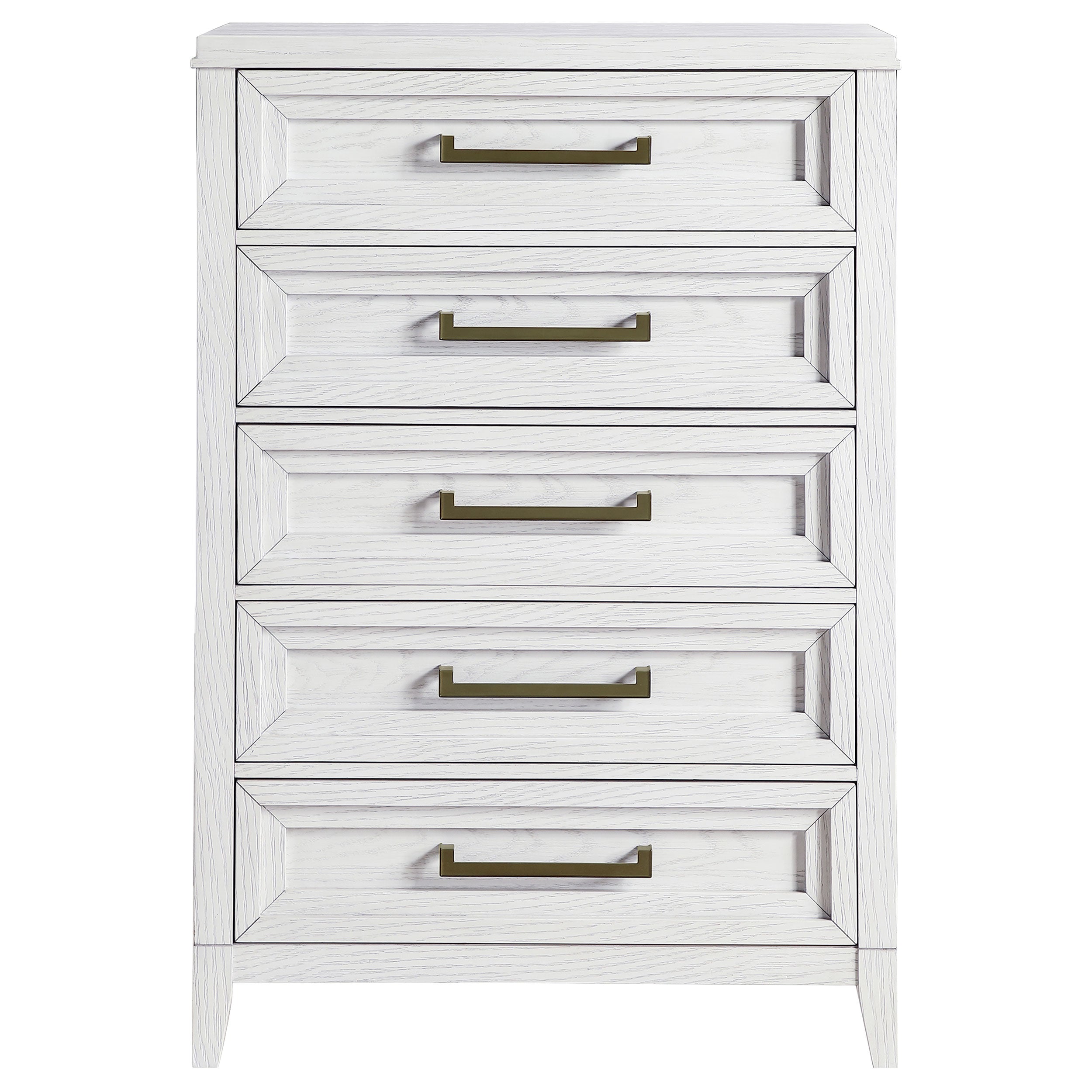 Marielle 5-drawer Bedroom Chest Distressed White