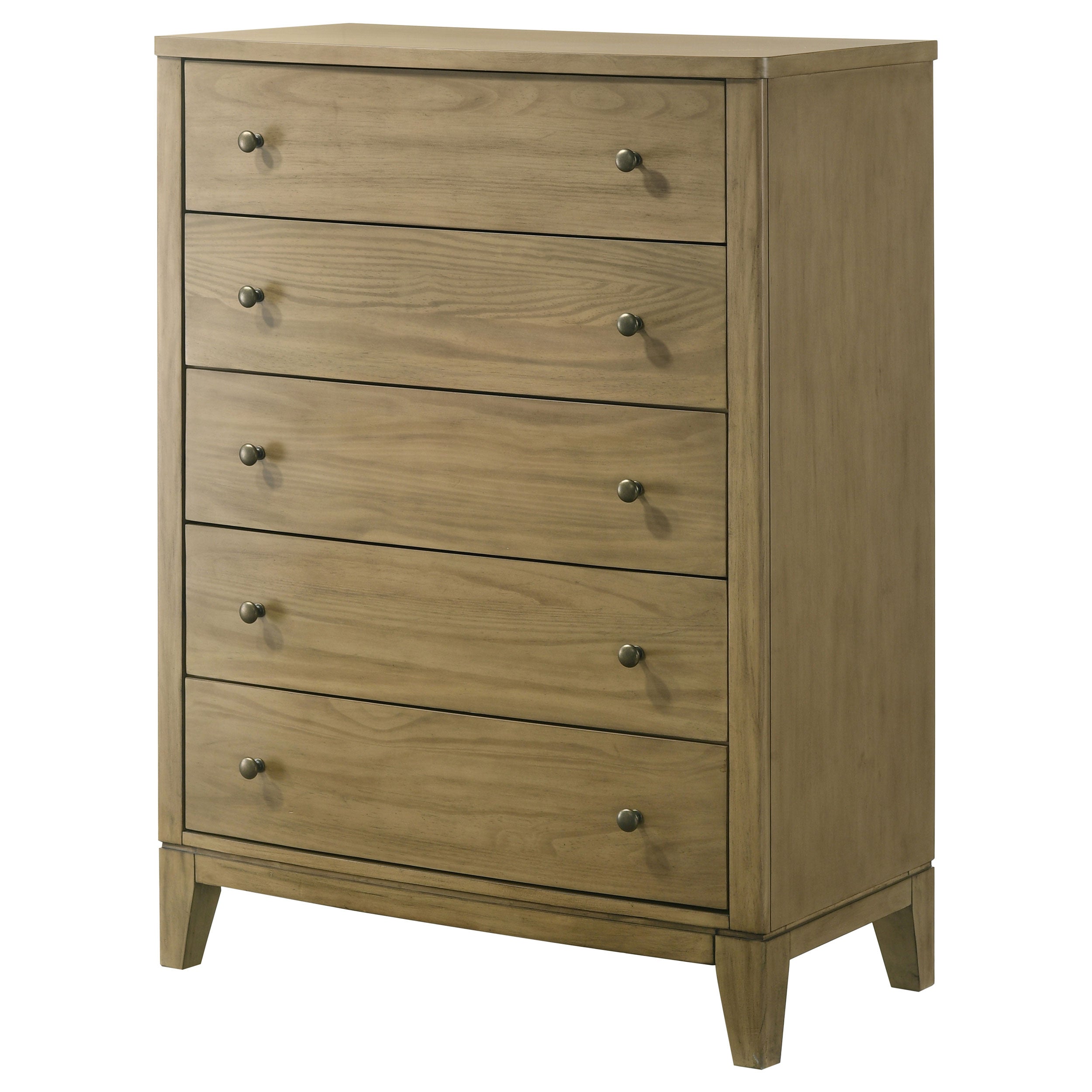 Granada 5-drawer Bedroom Chest of Drawers Natural Pine