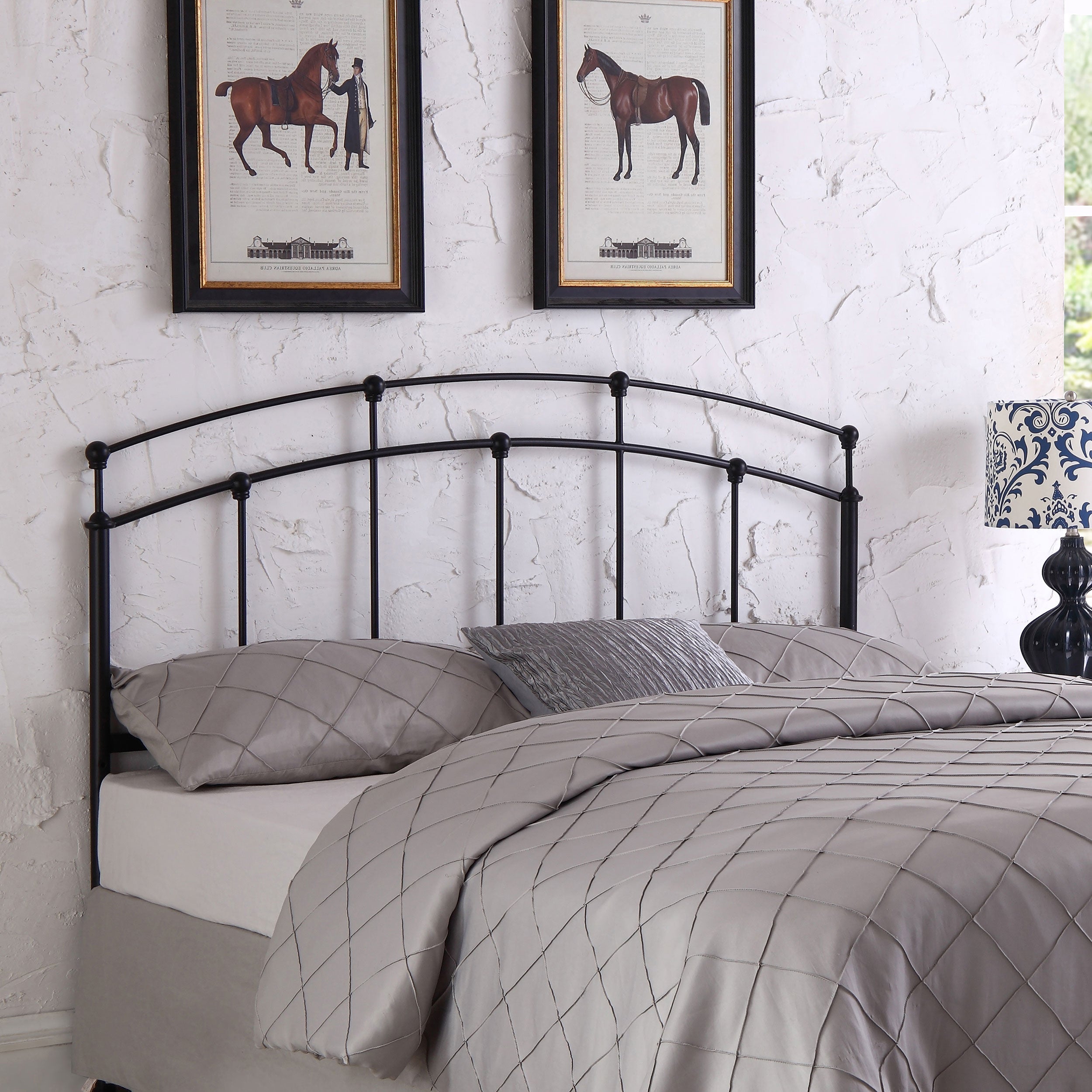 Bryant  / Full Metal Arched Headboard Black