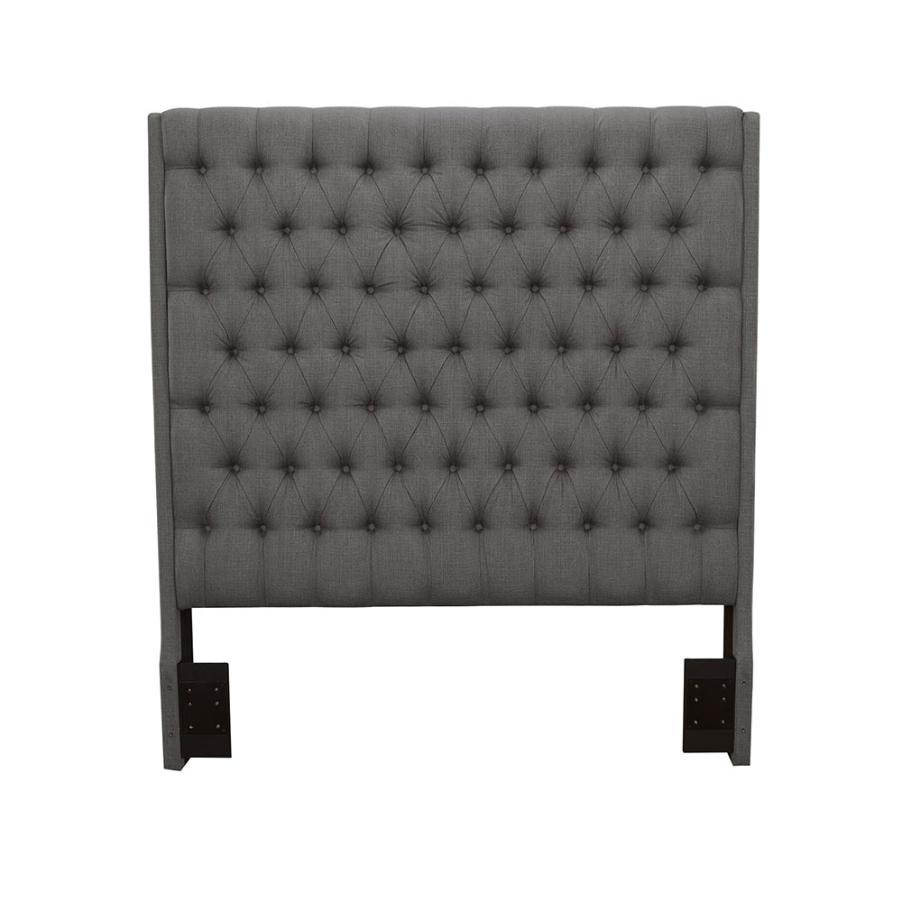 Camille Tall Tufted  Headboard Grey