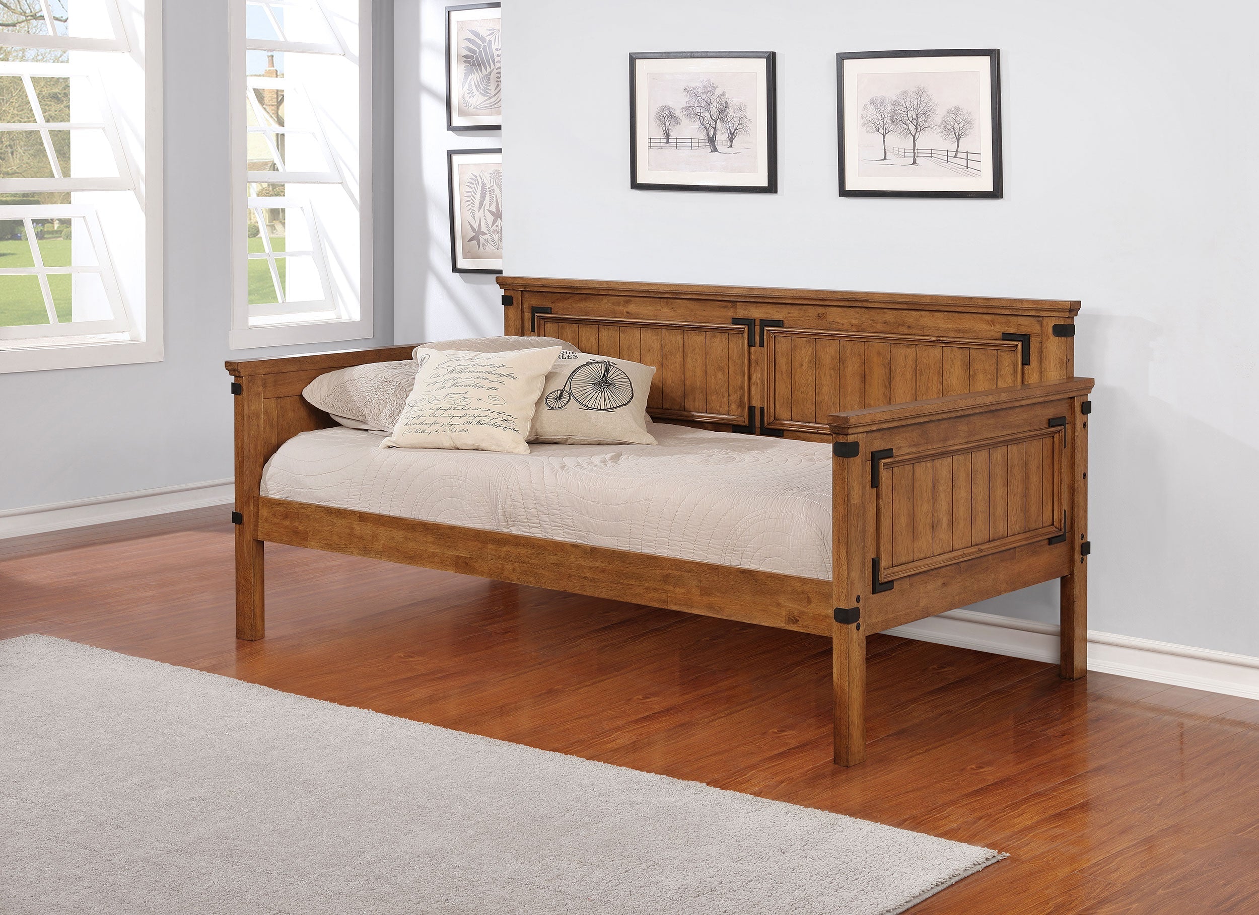 Oakdale Twin Daybed Rustic Honey