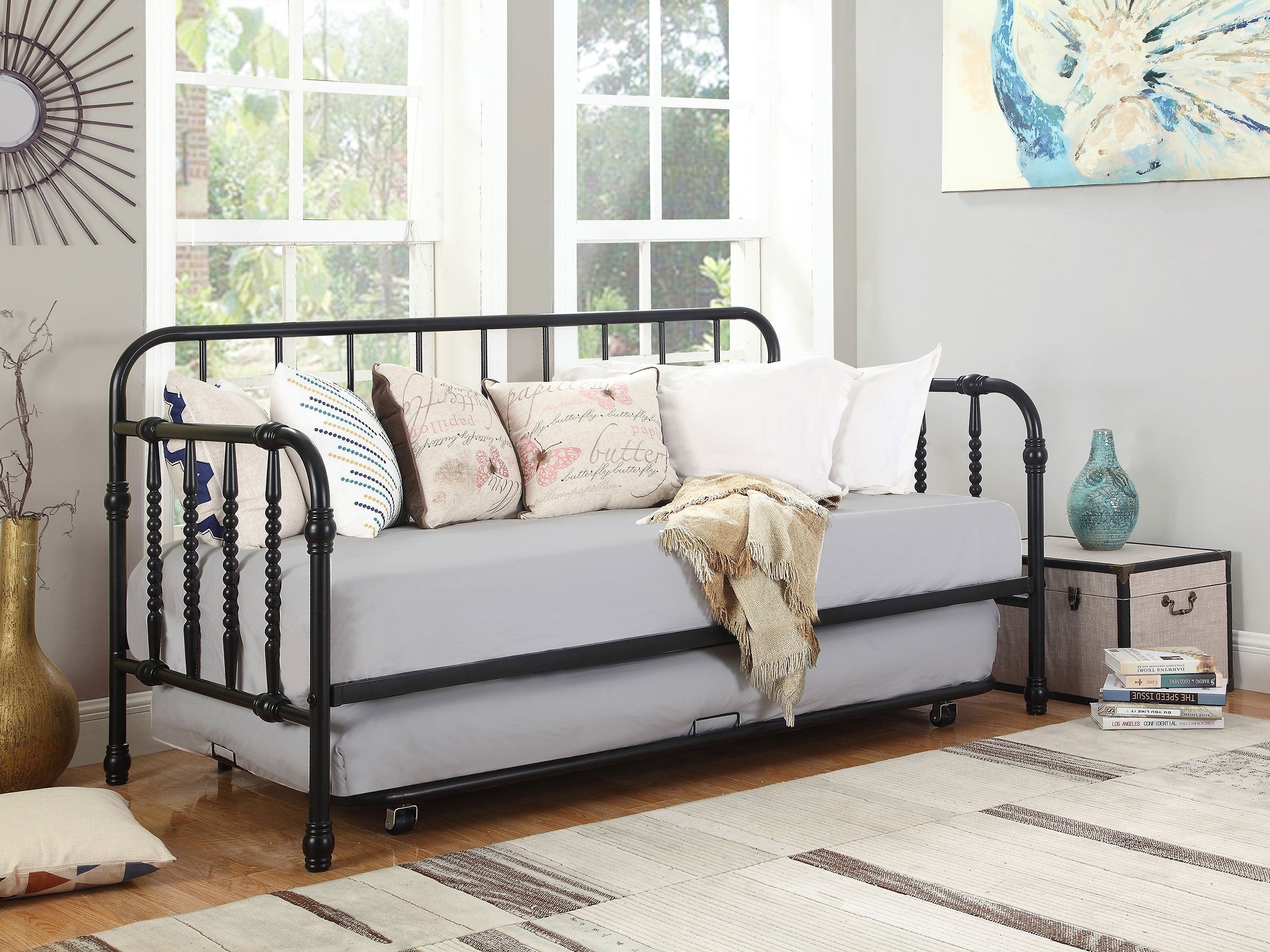 Livingston Daybed with Trundle Dark Bronze