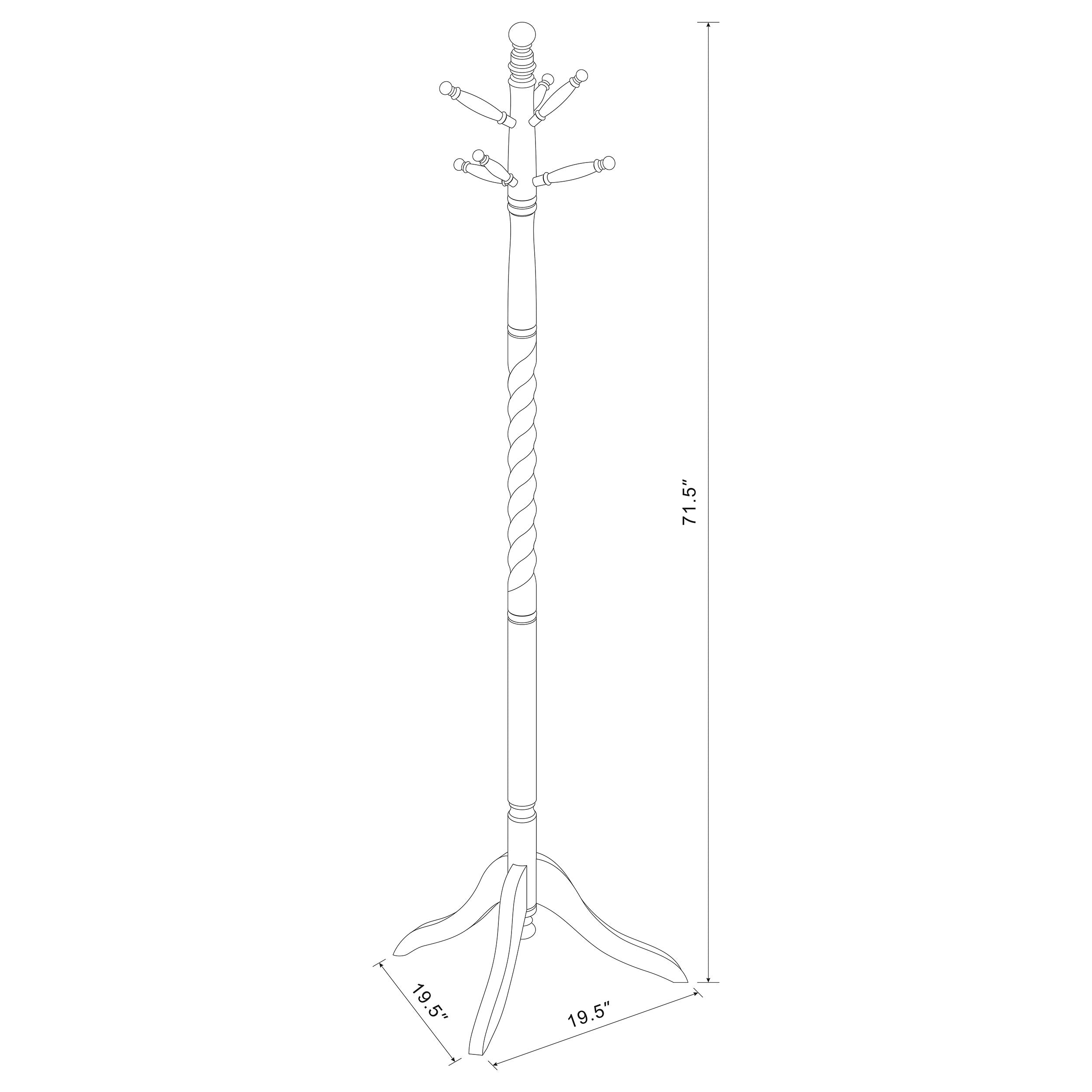 Riona 2-tier Coat Rack Merlot