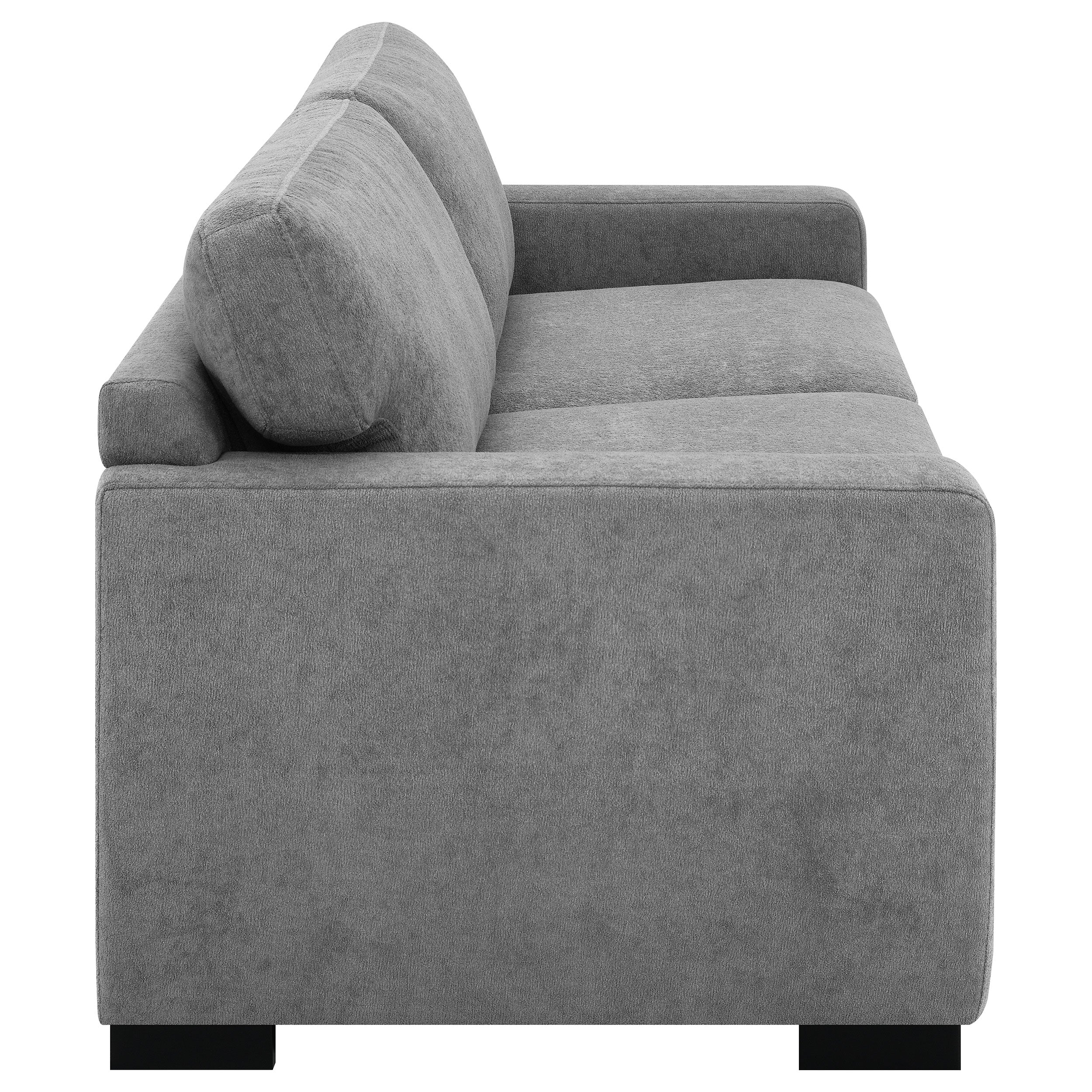 Simpson Upholstered Sofa Sleeper with Queen Mattress Grey