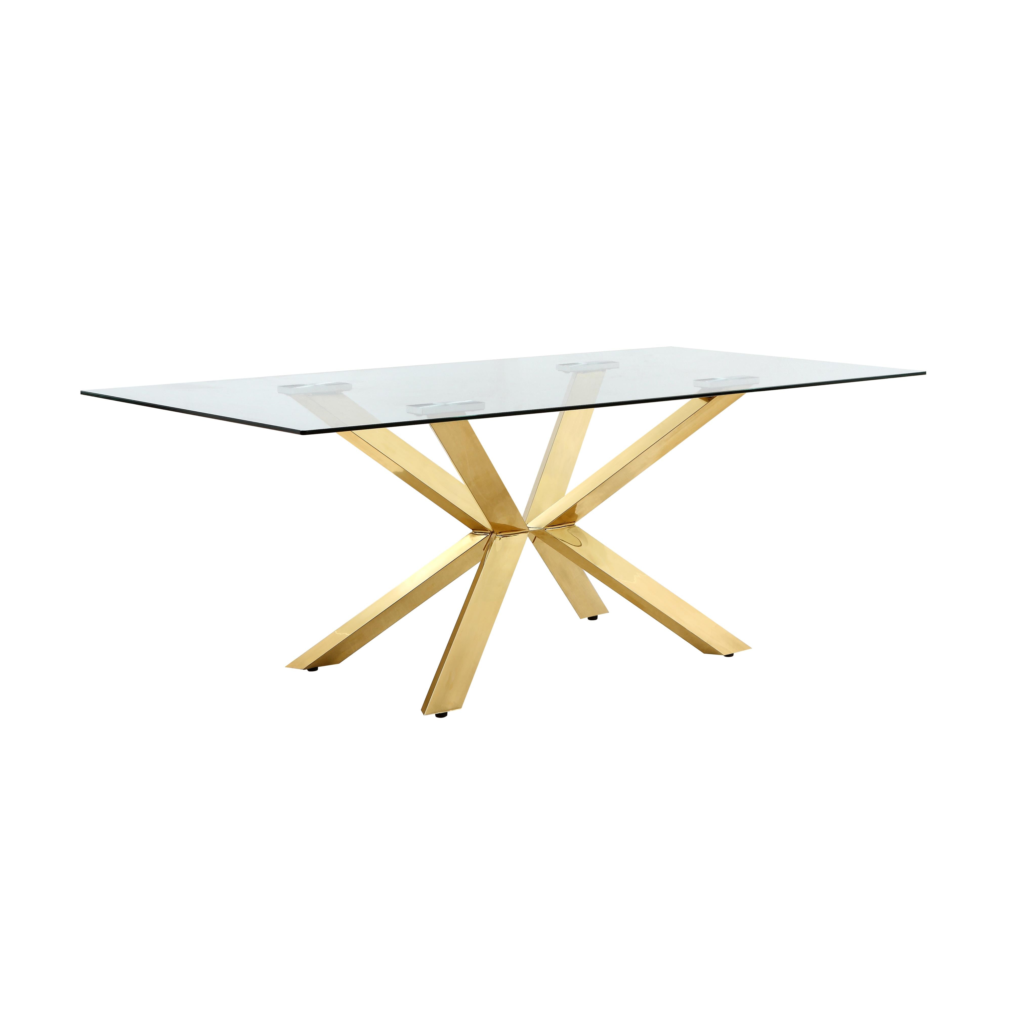 Meridian Capri Gold Dining Table