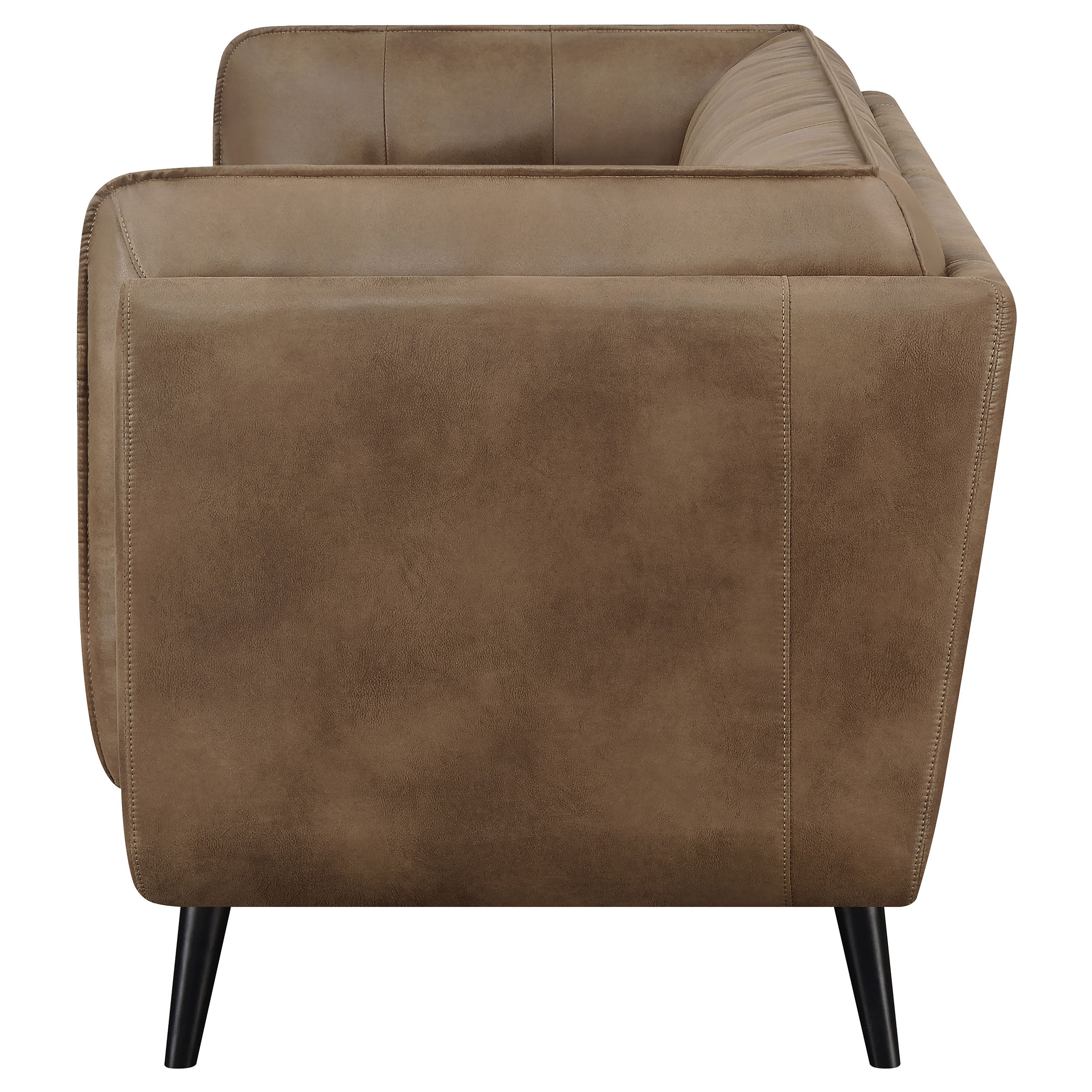 Thatcher Upholstered Button Tufted Sofa Brown