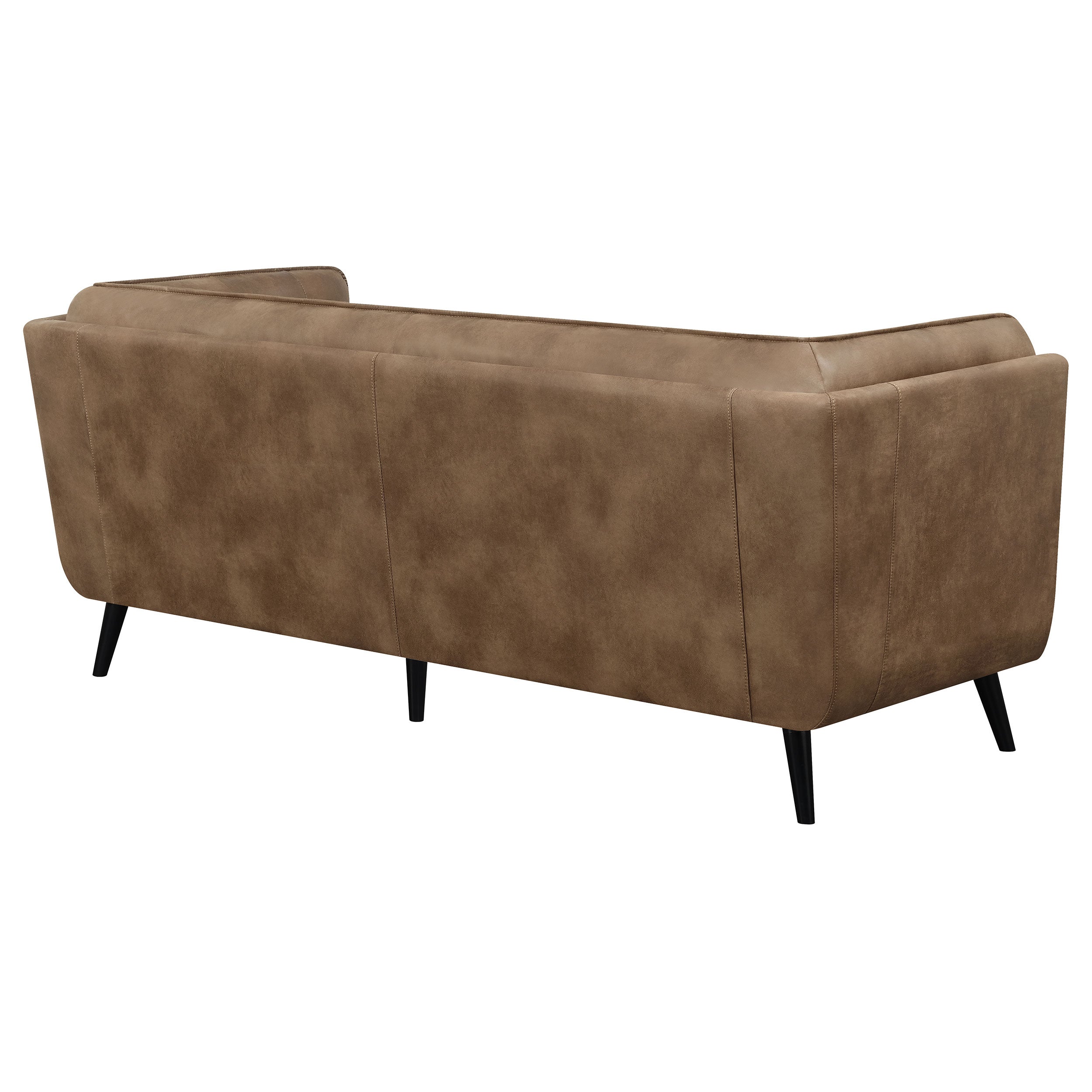 Thatcher Upholstered Button Tufted Sofa Brown