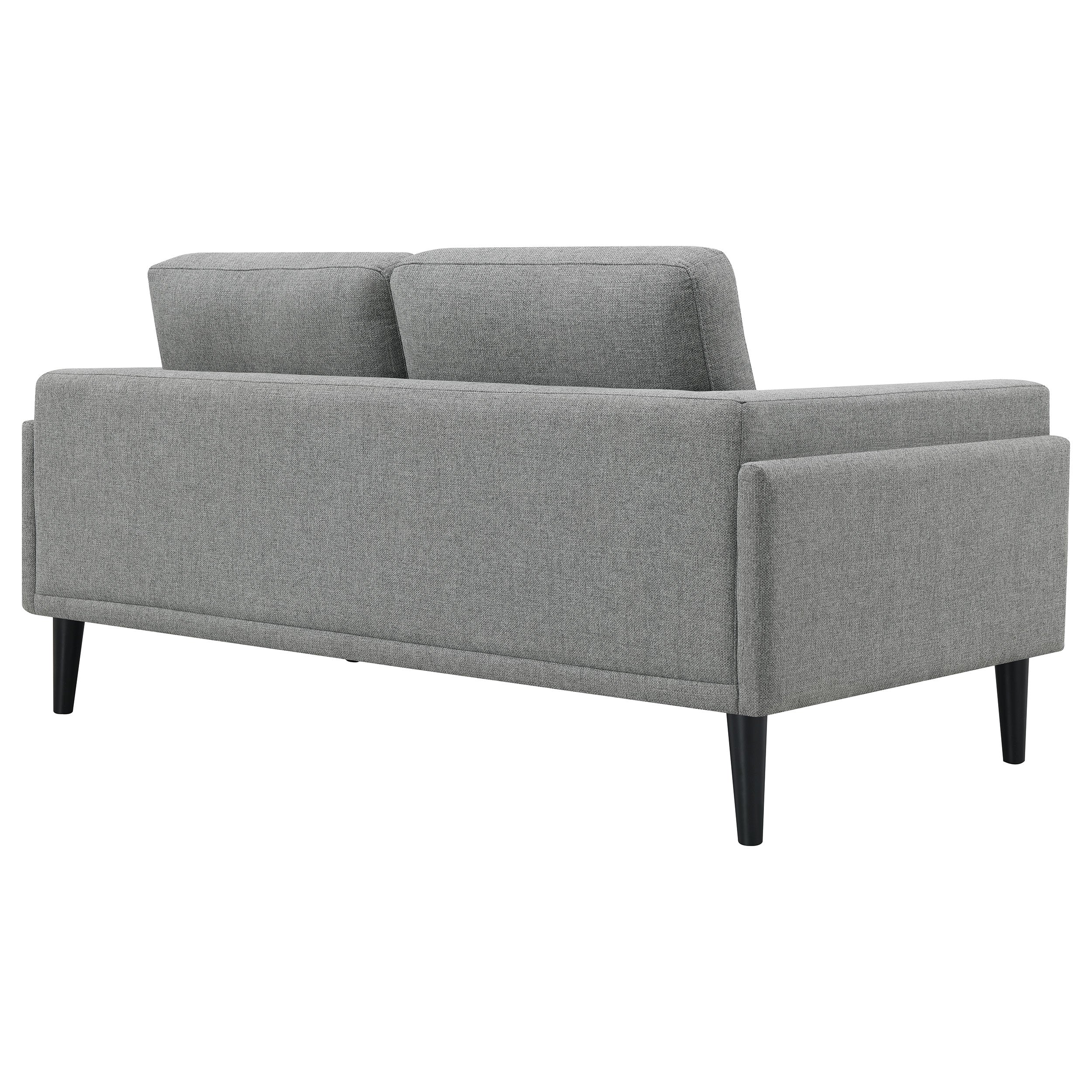 Rilynn Upholstered Track Arms Loveseat Grey