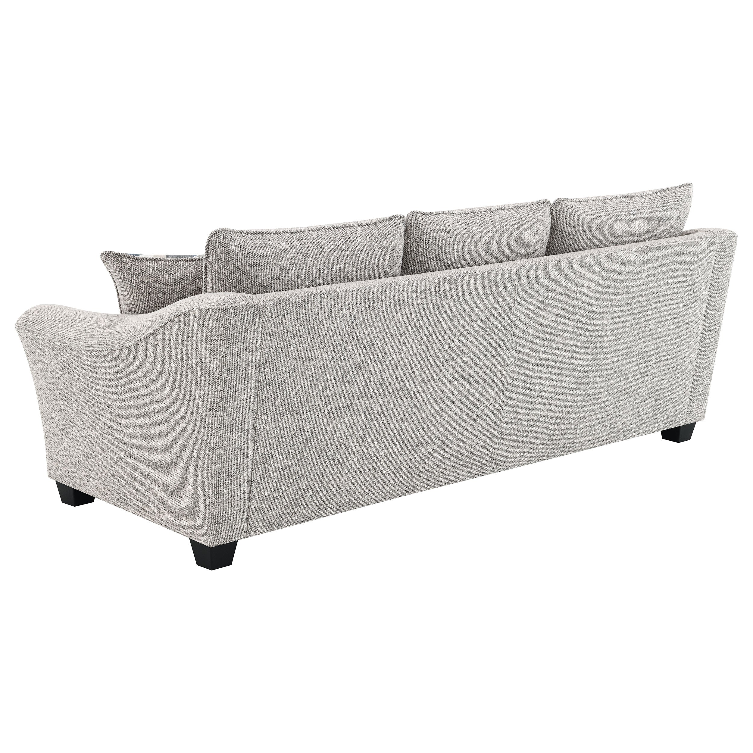 Tomkins  Boucle Upholstered Sofa Set Light Grey