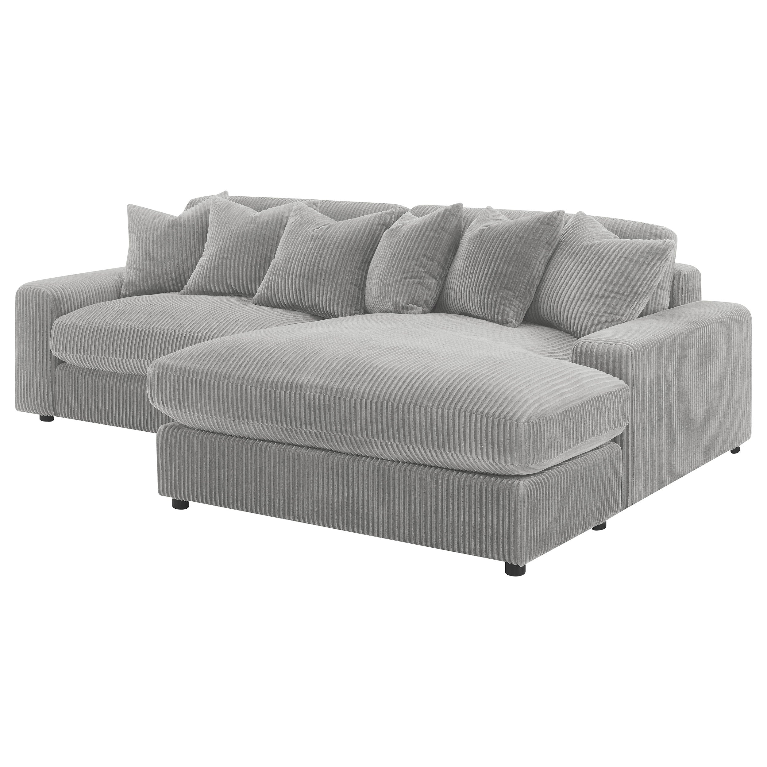 Blaine Upholstered Reversible Sectional Sofa Sand