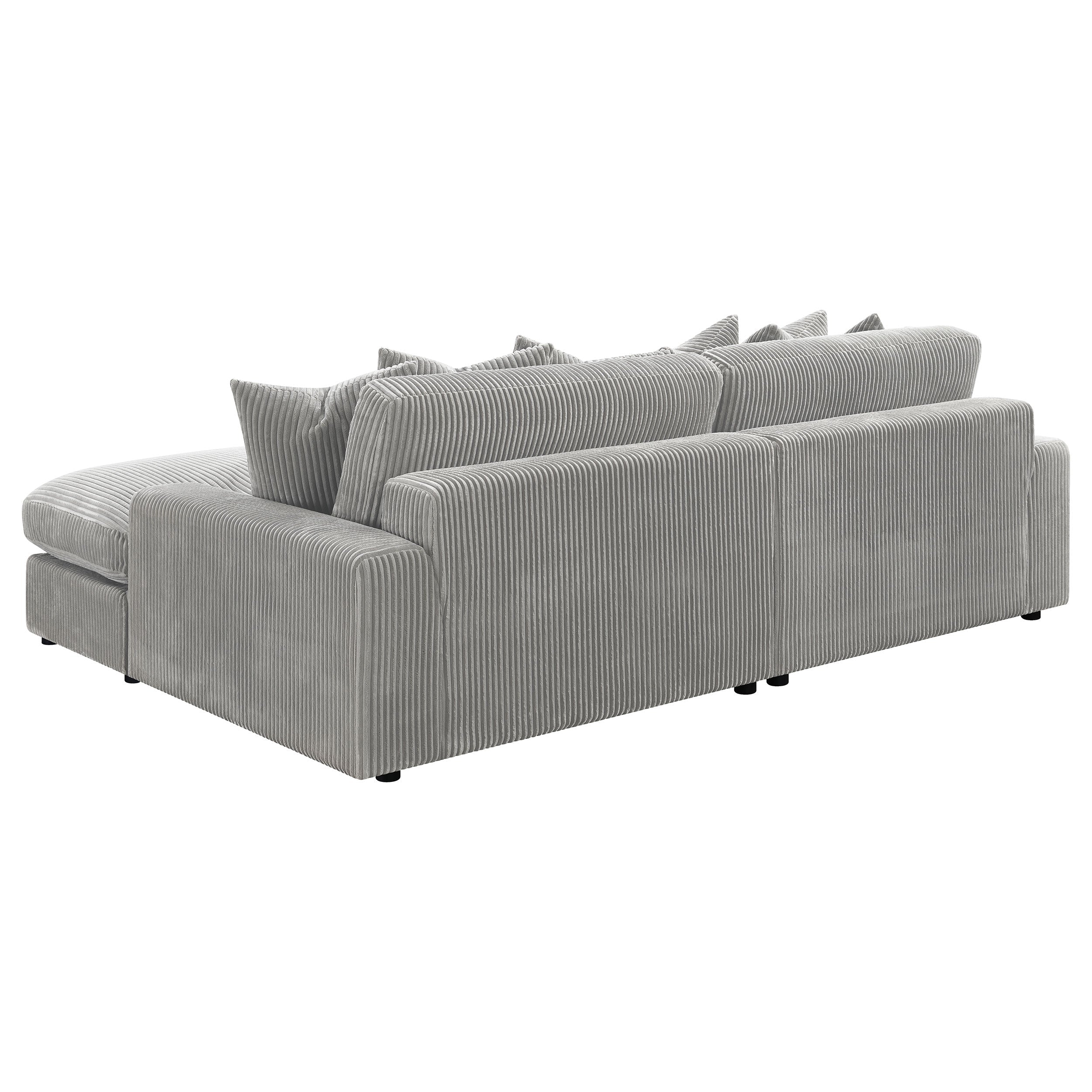 Blaine Upholstered Reversible Sectional Sofa Sand