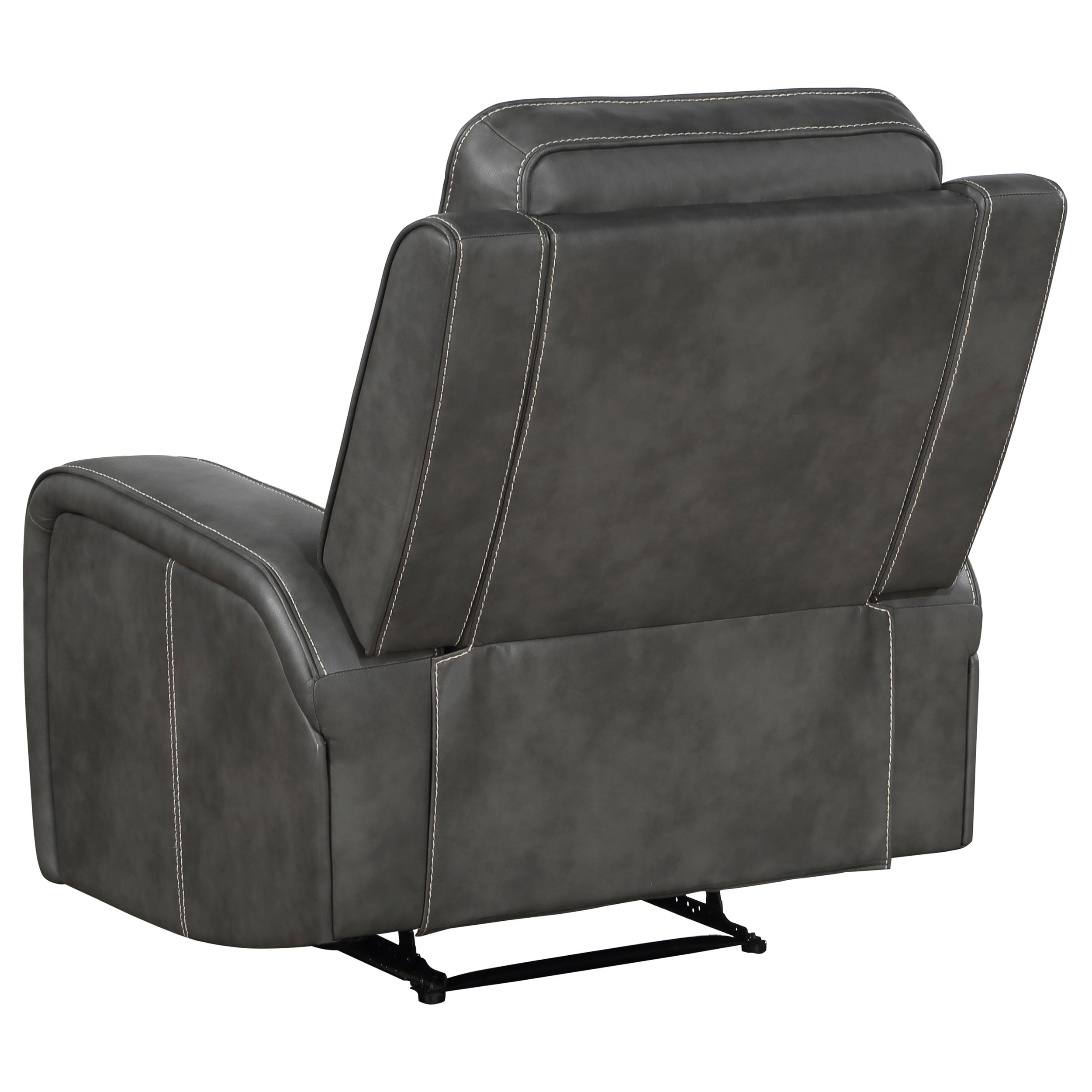 Raelynn Upholstered Recliner Chair Grey