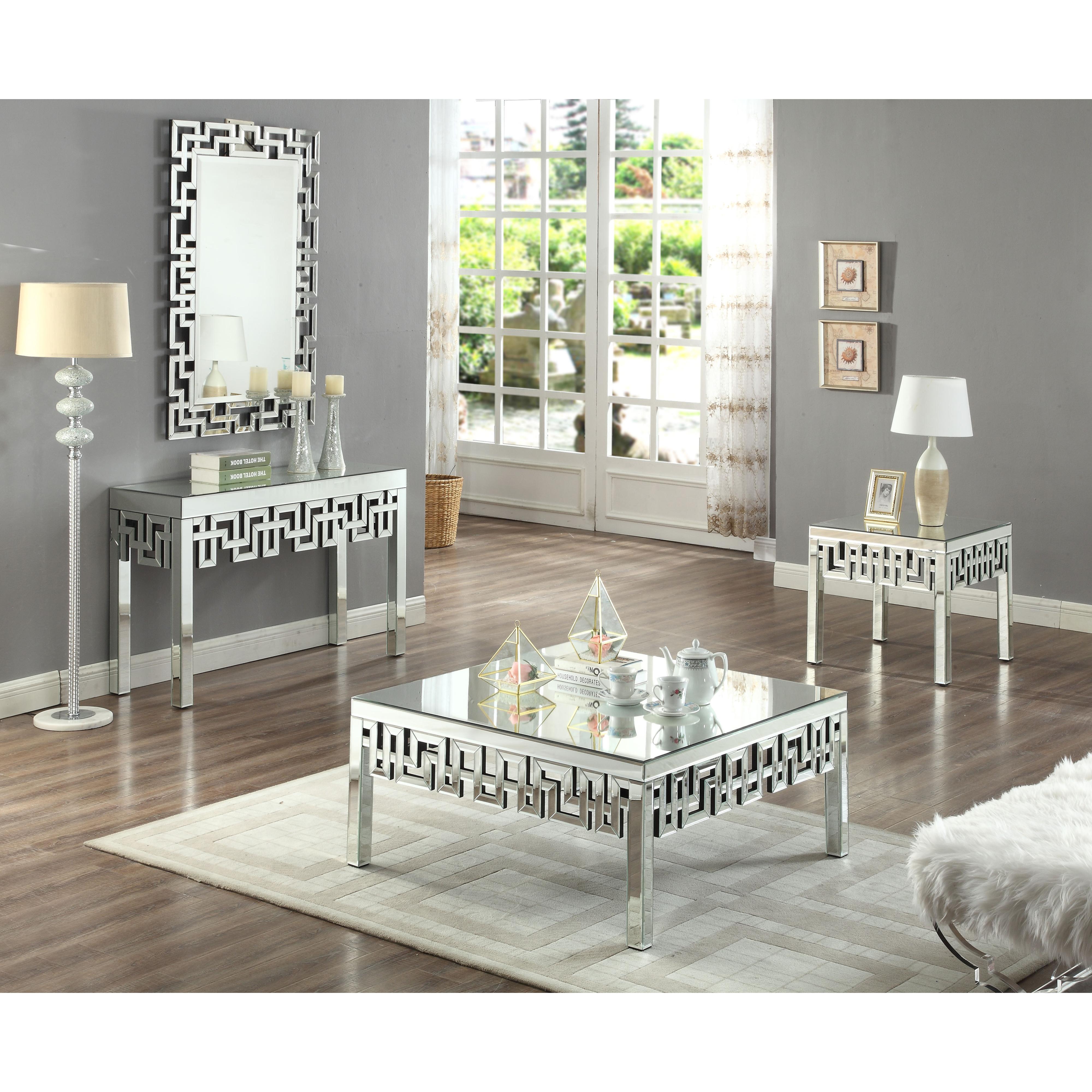 Meridian Aria Mirrored Coffee Table