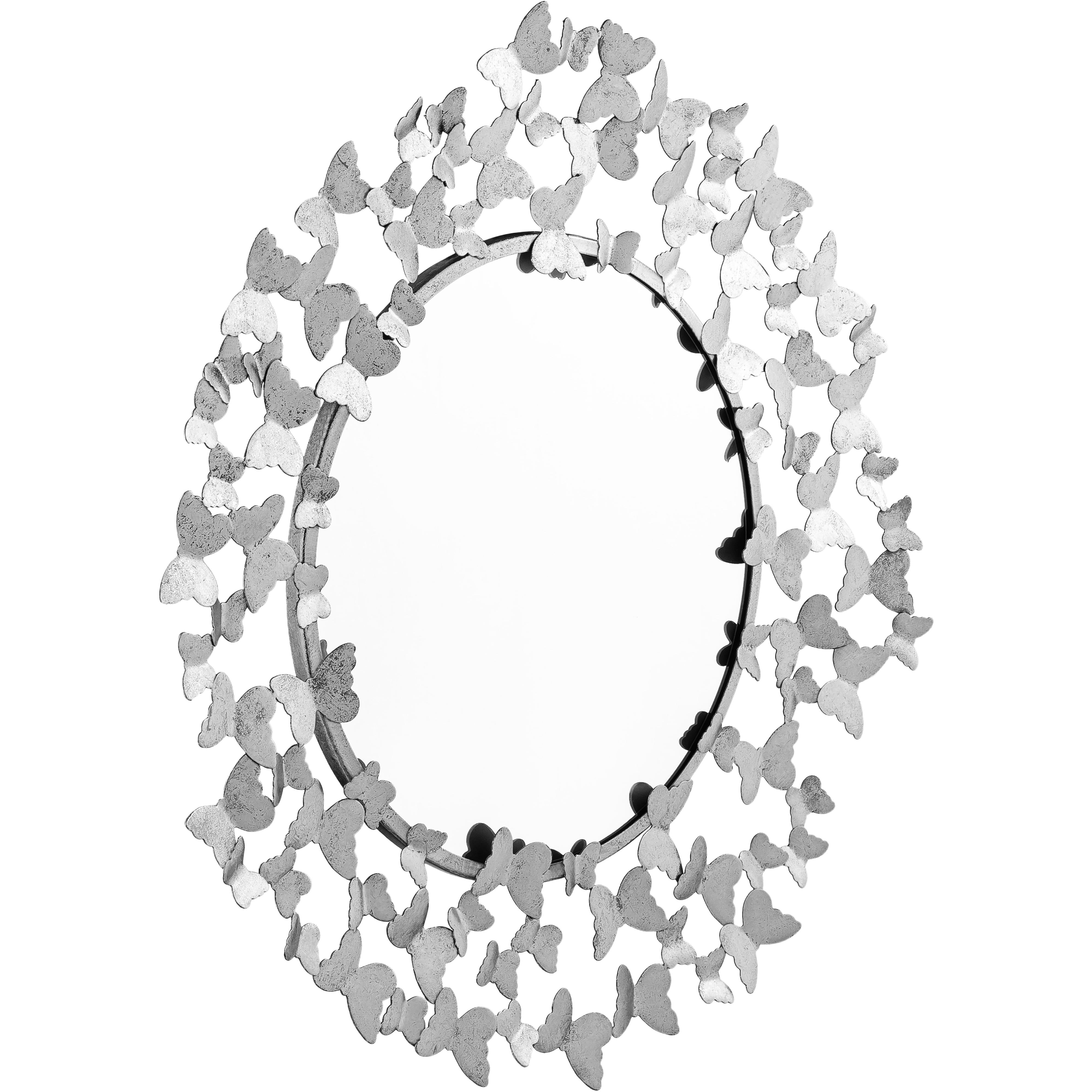 Meridian Butterfly Silver Mirror