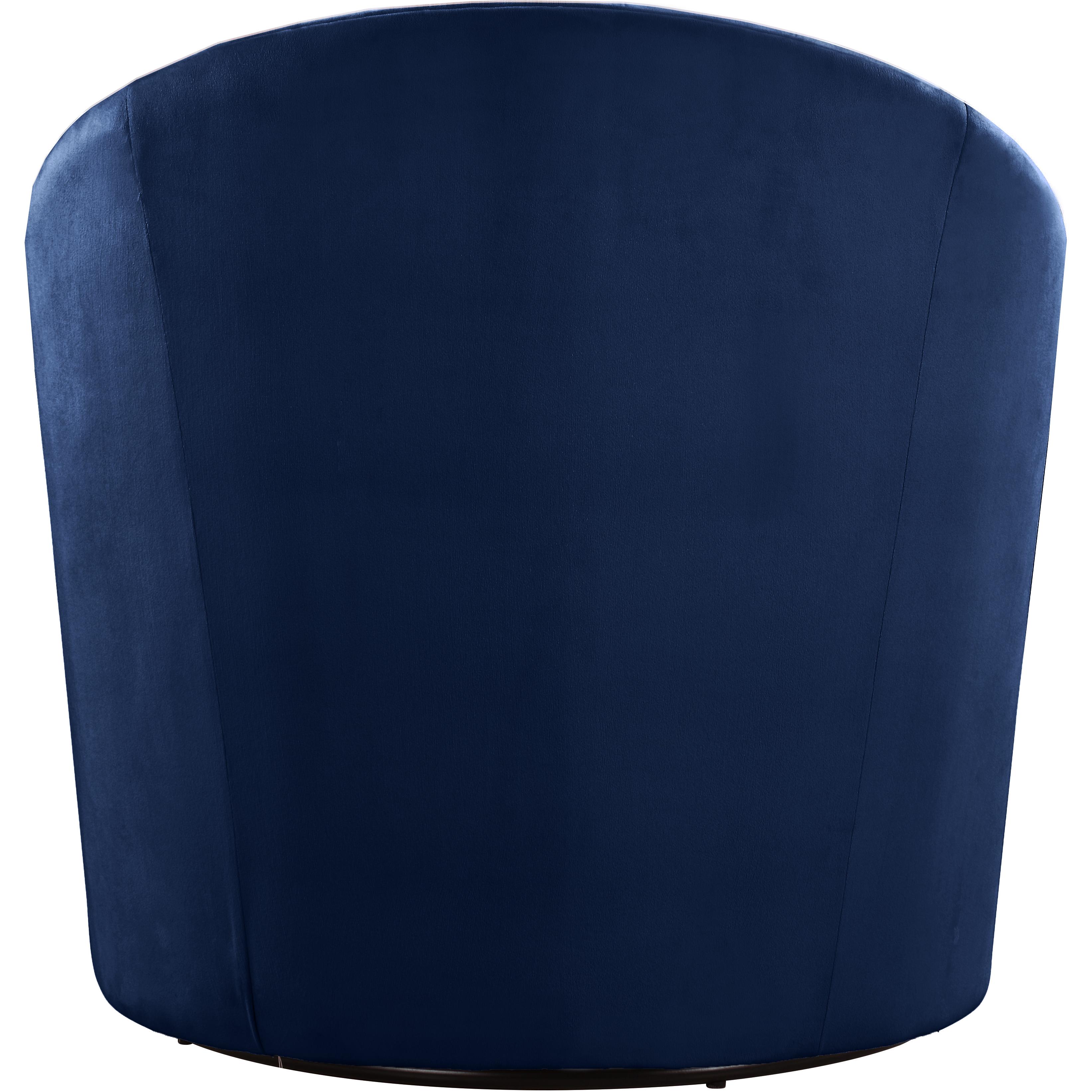 Meridian Alessio Navy Velvet Accent Chair