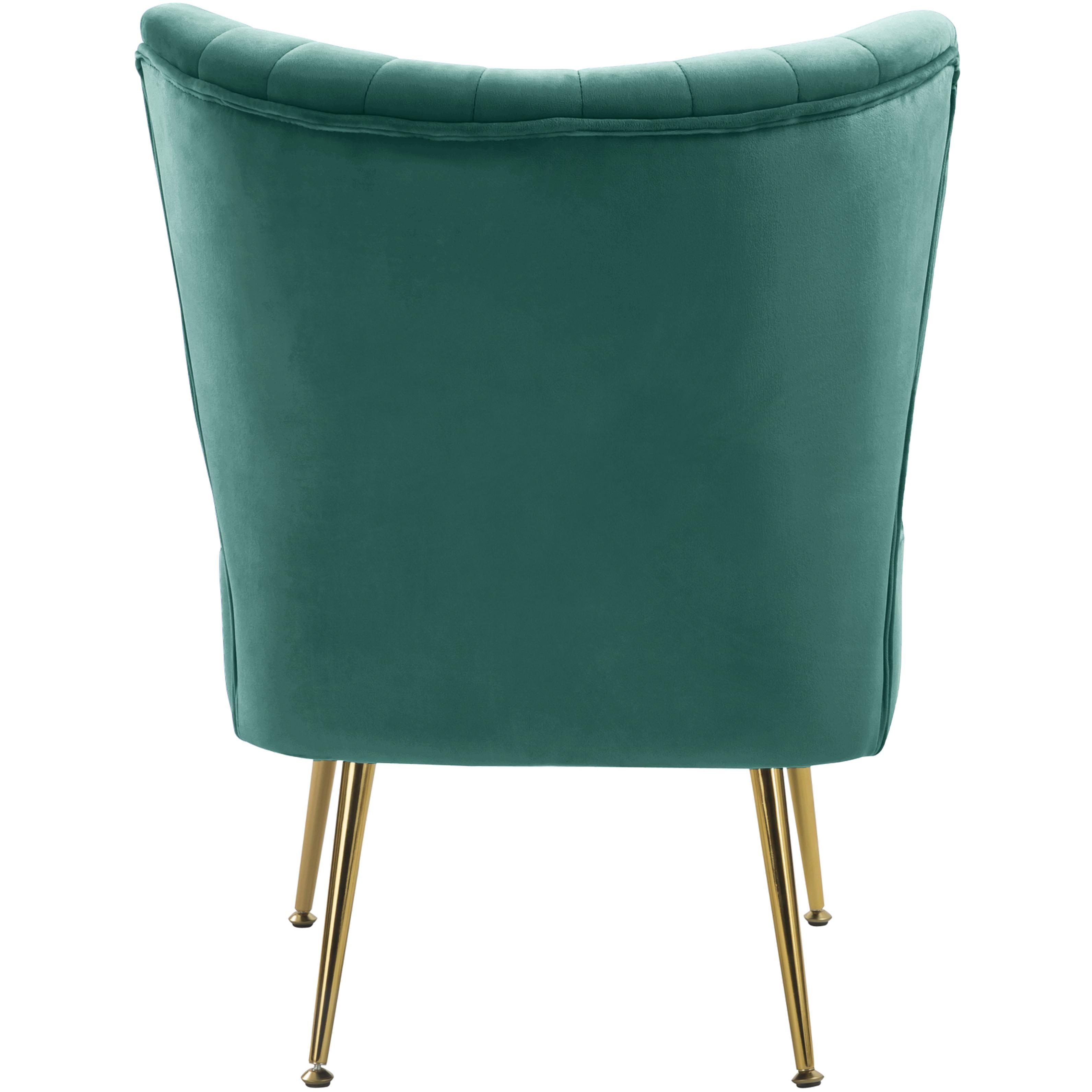 Meridian Tess Mint Velvet Accent Chair