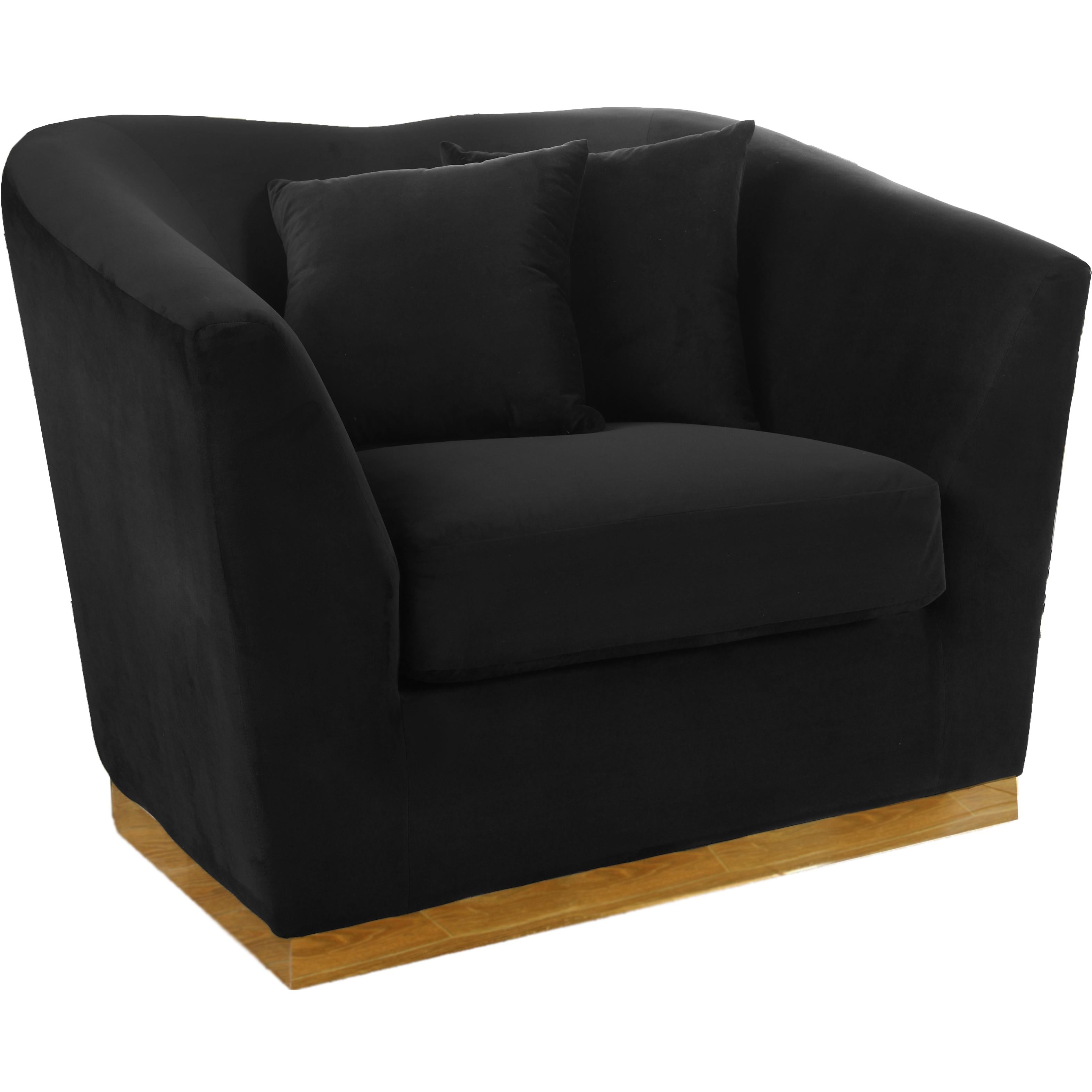 Meridian Arabella Black Velvet Chair