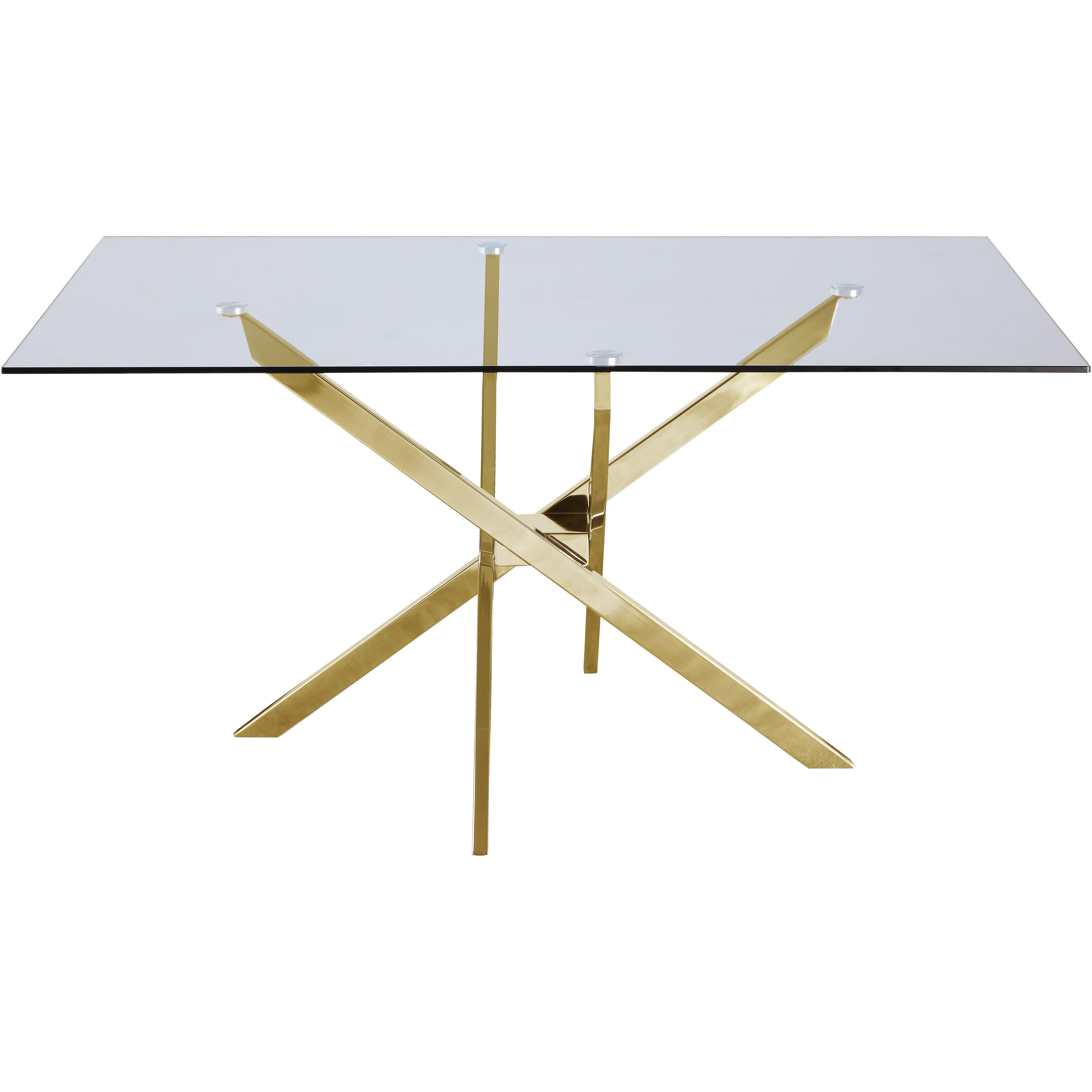 Meridian Xander Gold Dining Table