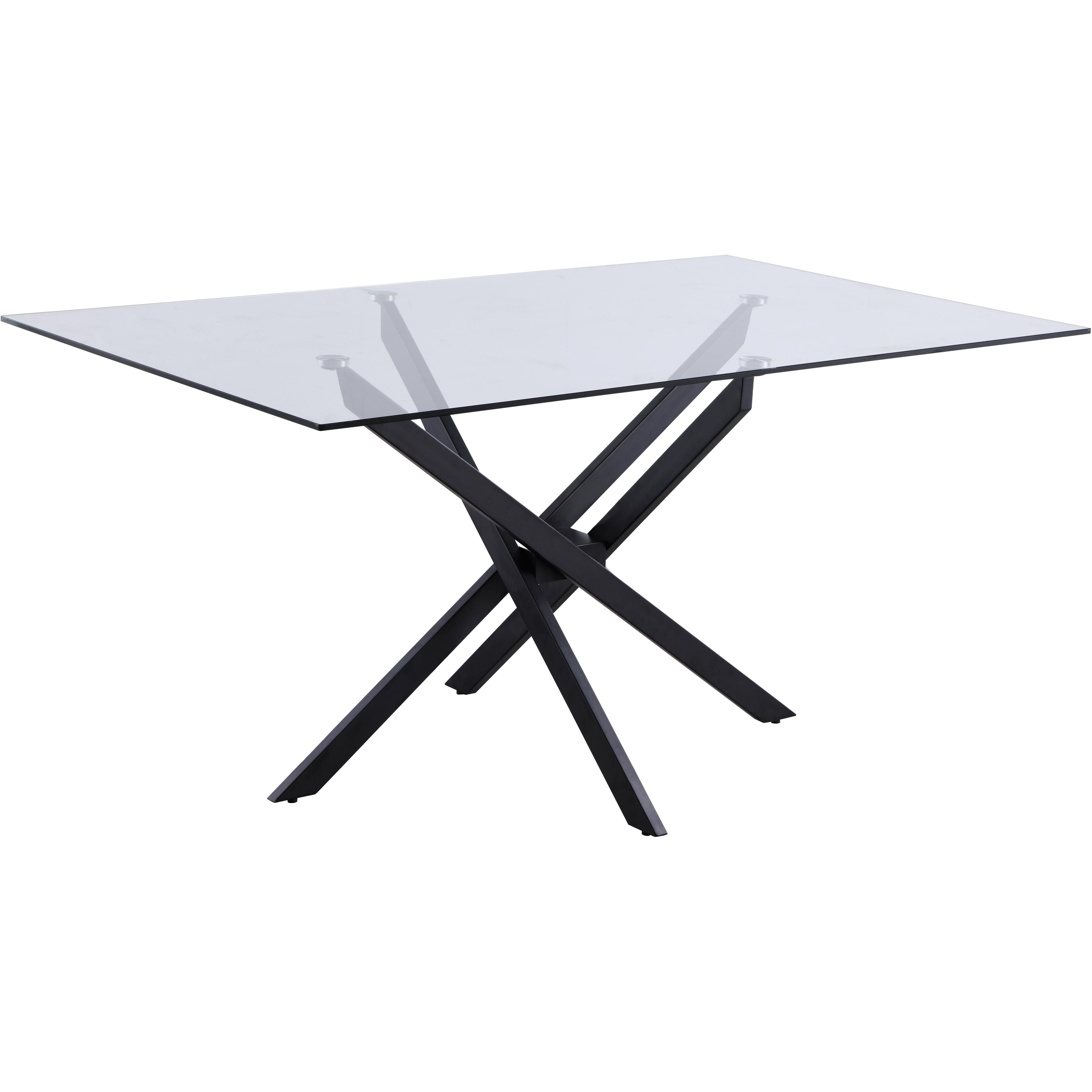 Meridian Xander Matte Black Dining Table