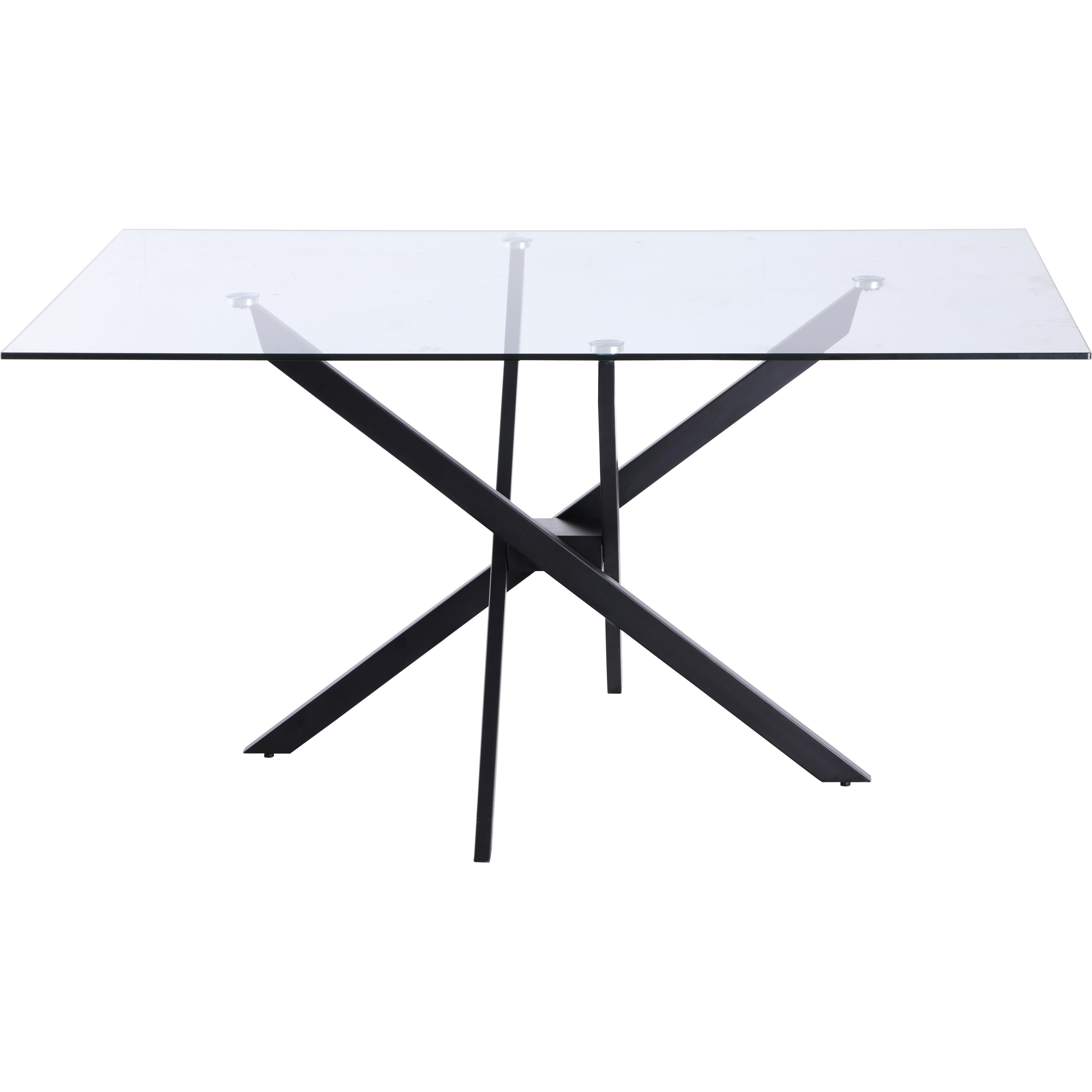 Meridian Xander Matte Black Dining Table