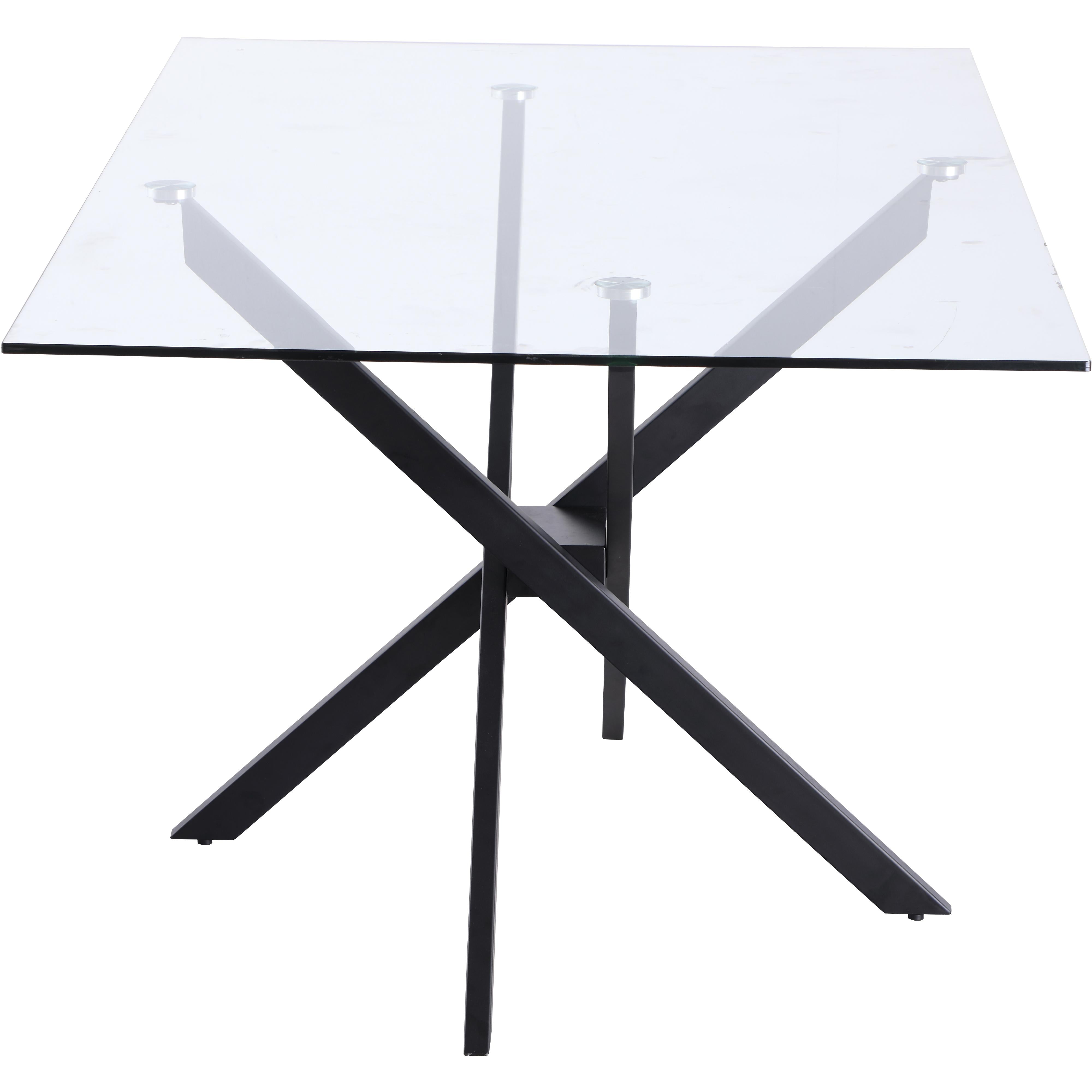 Meridian Xander Matte Black Dining Table