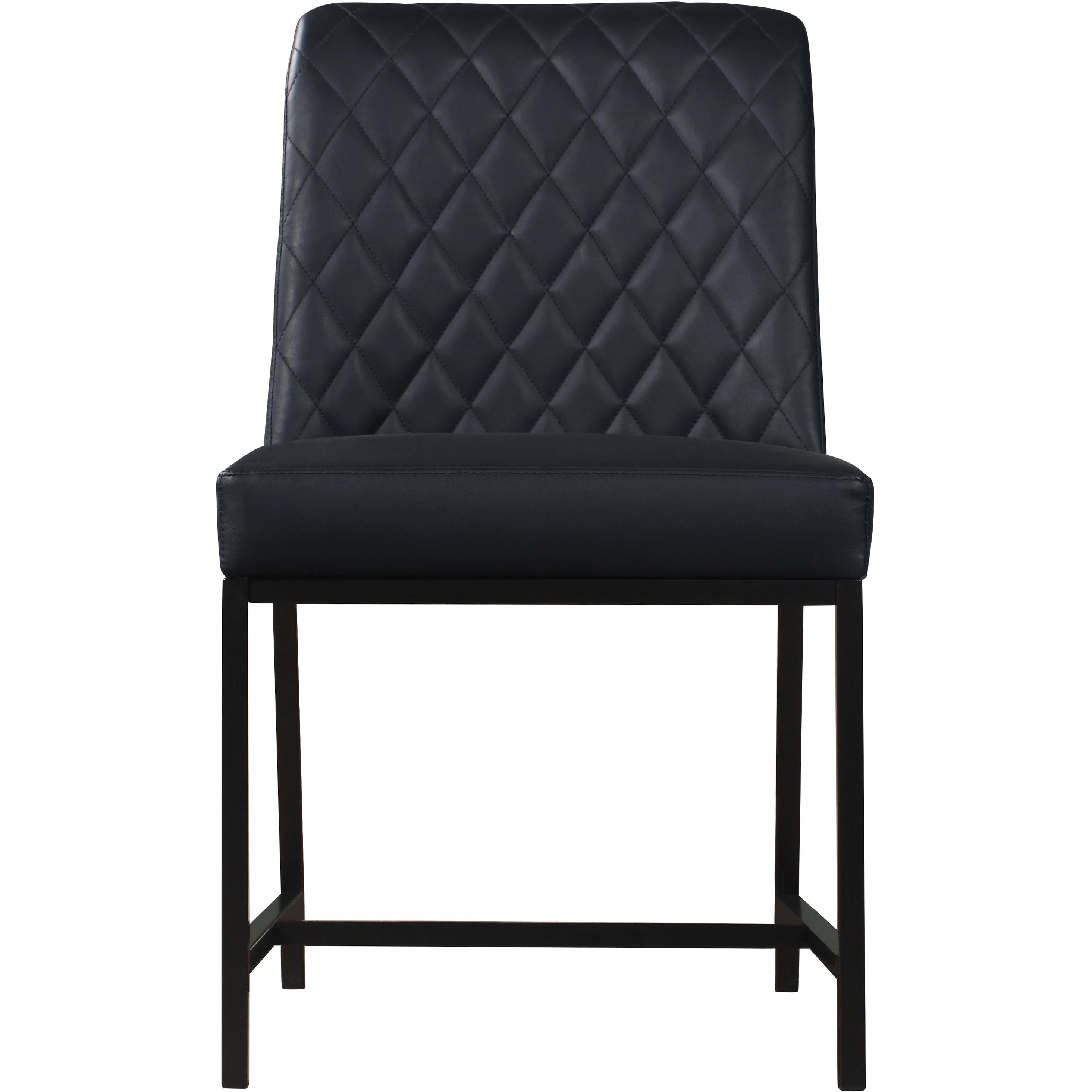 Meridian Bryce Black Vegan Leather Dining Chair