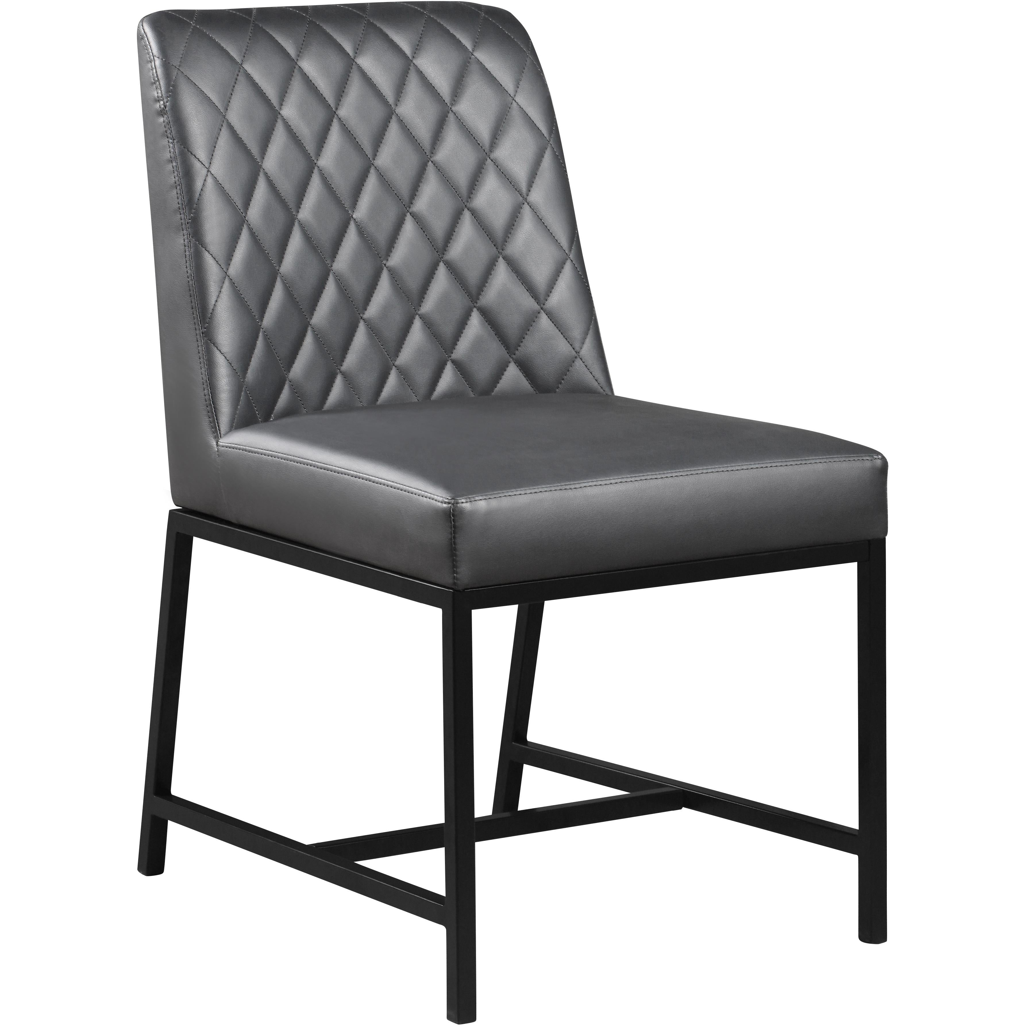 Meridian Bryce Grey Vegan Leather Dining Chair