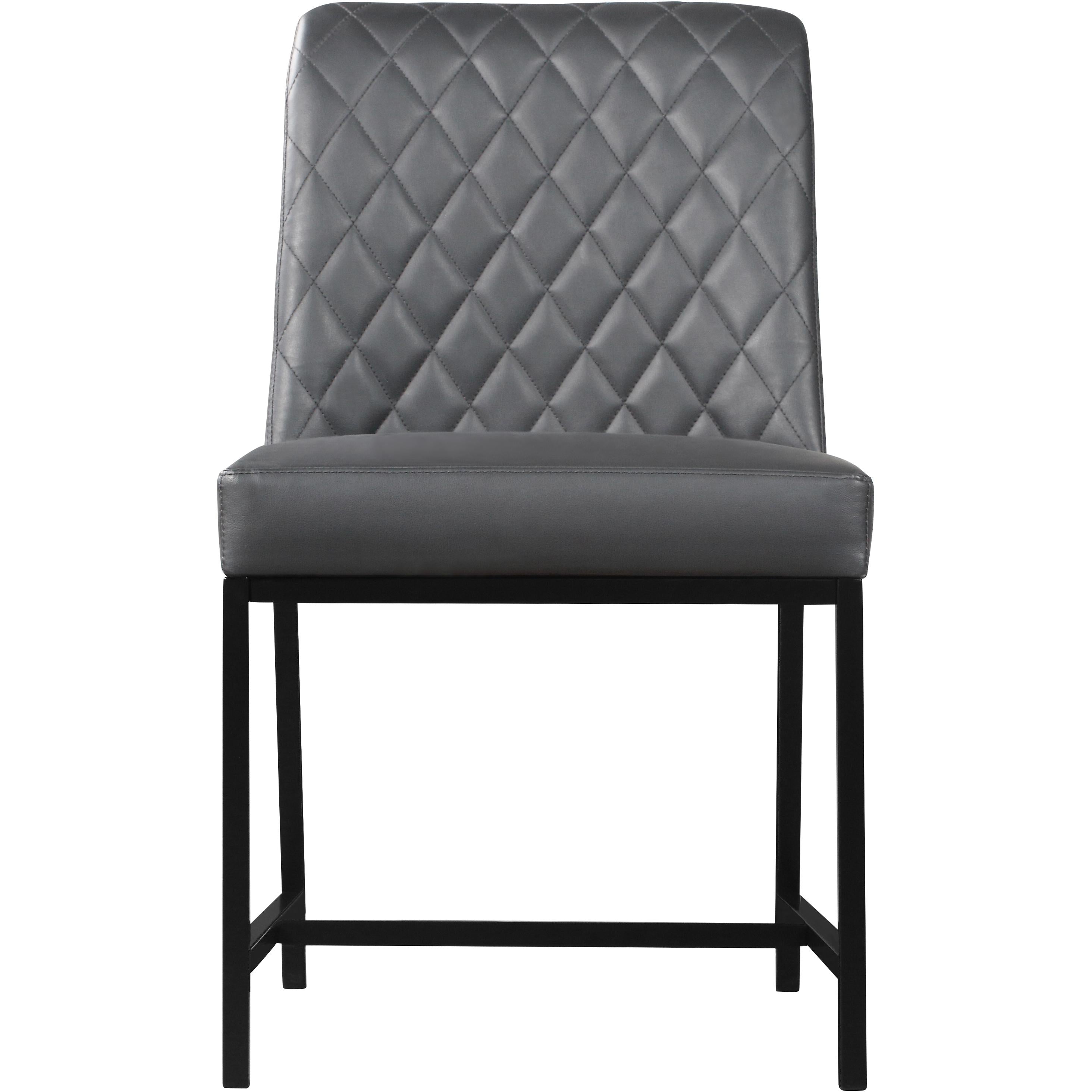 Meridian Bryce Grey Vegan Leather Dining Chair