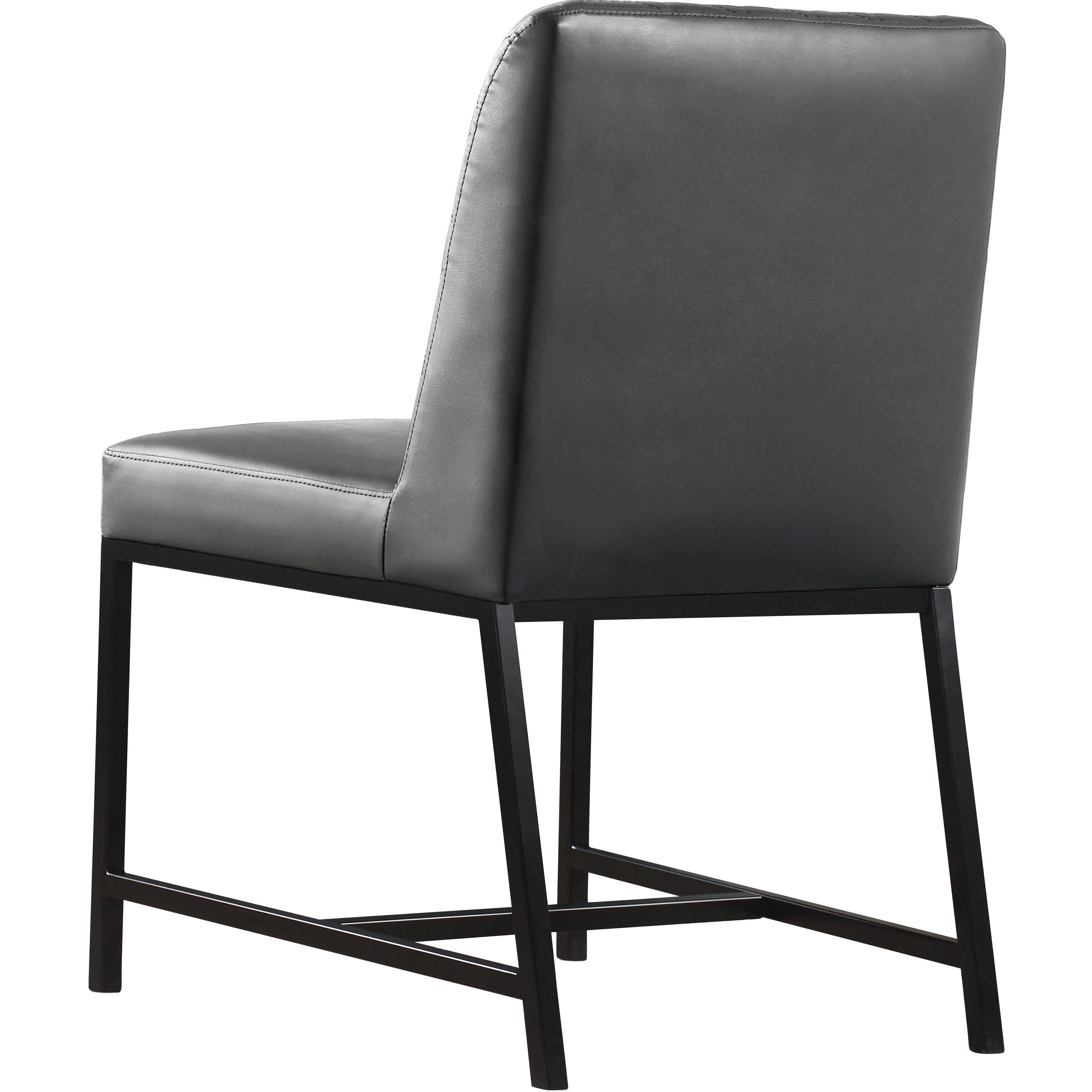 Meridian Bryce Grey Vegan Leather Dining Chair